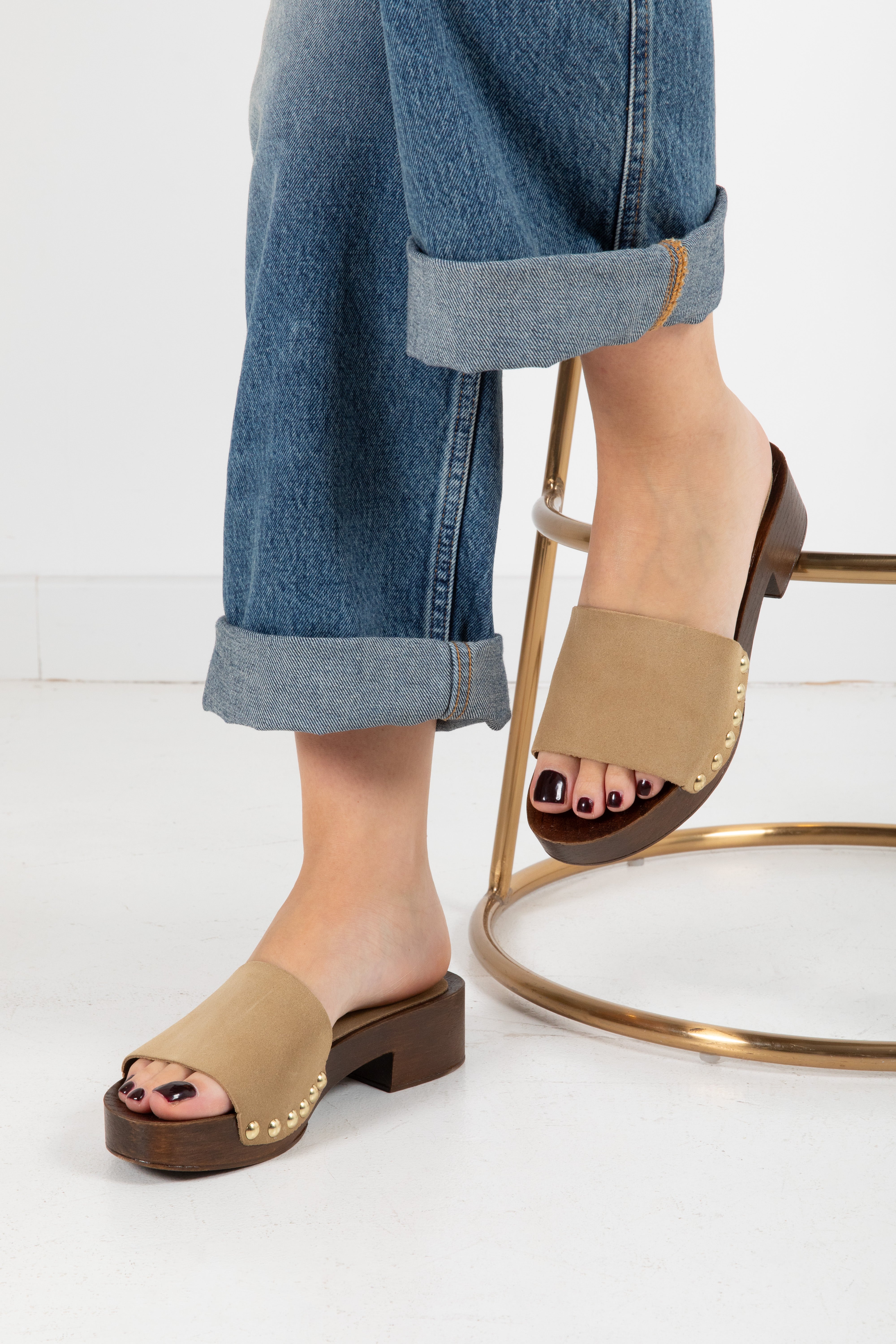 Zoccoletto in camoscio Divine Follie