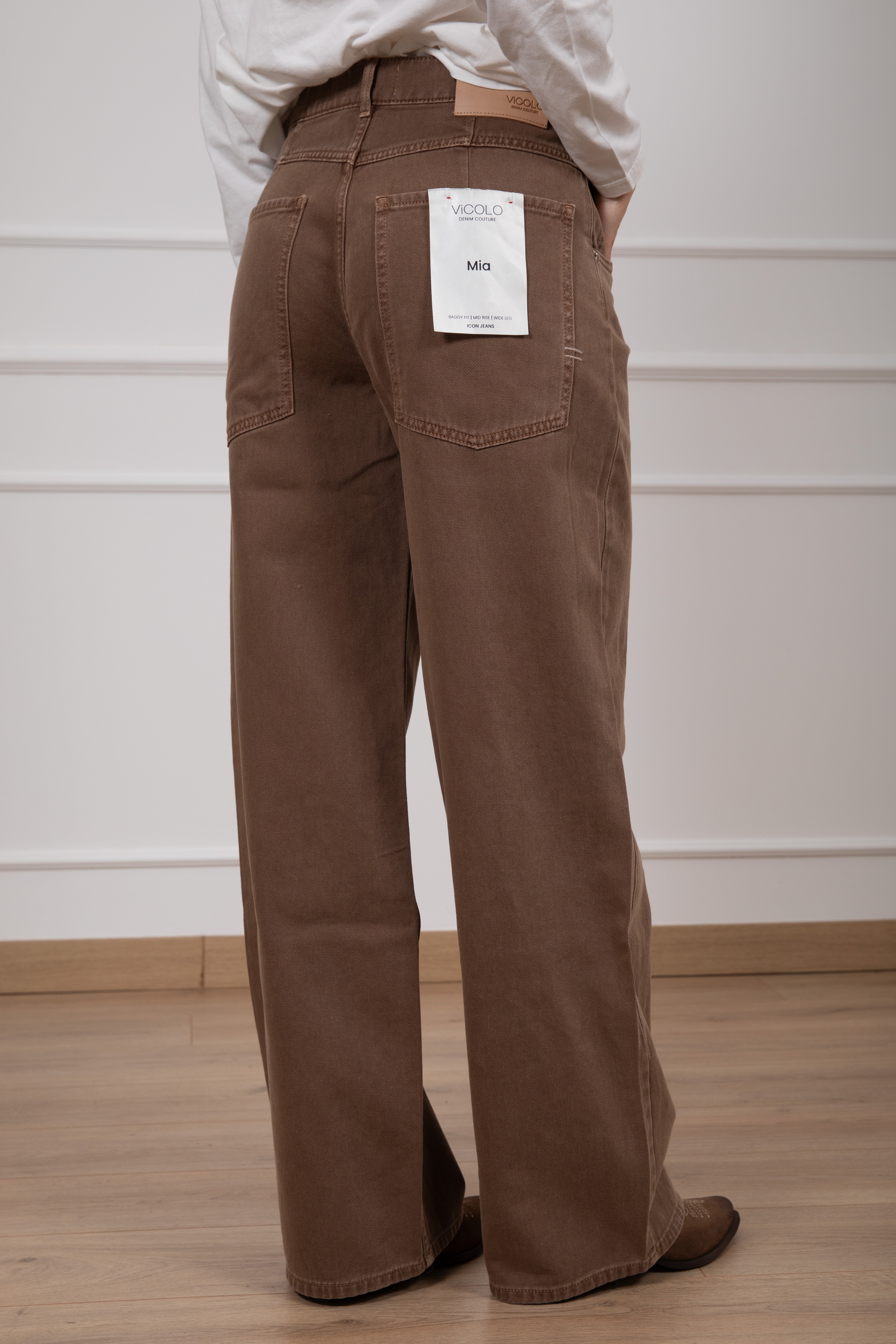 Jeans Mia color baggy fit ViCOLO