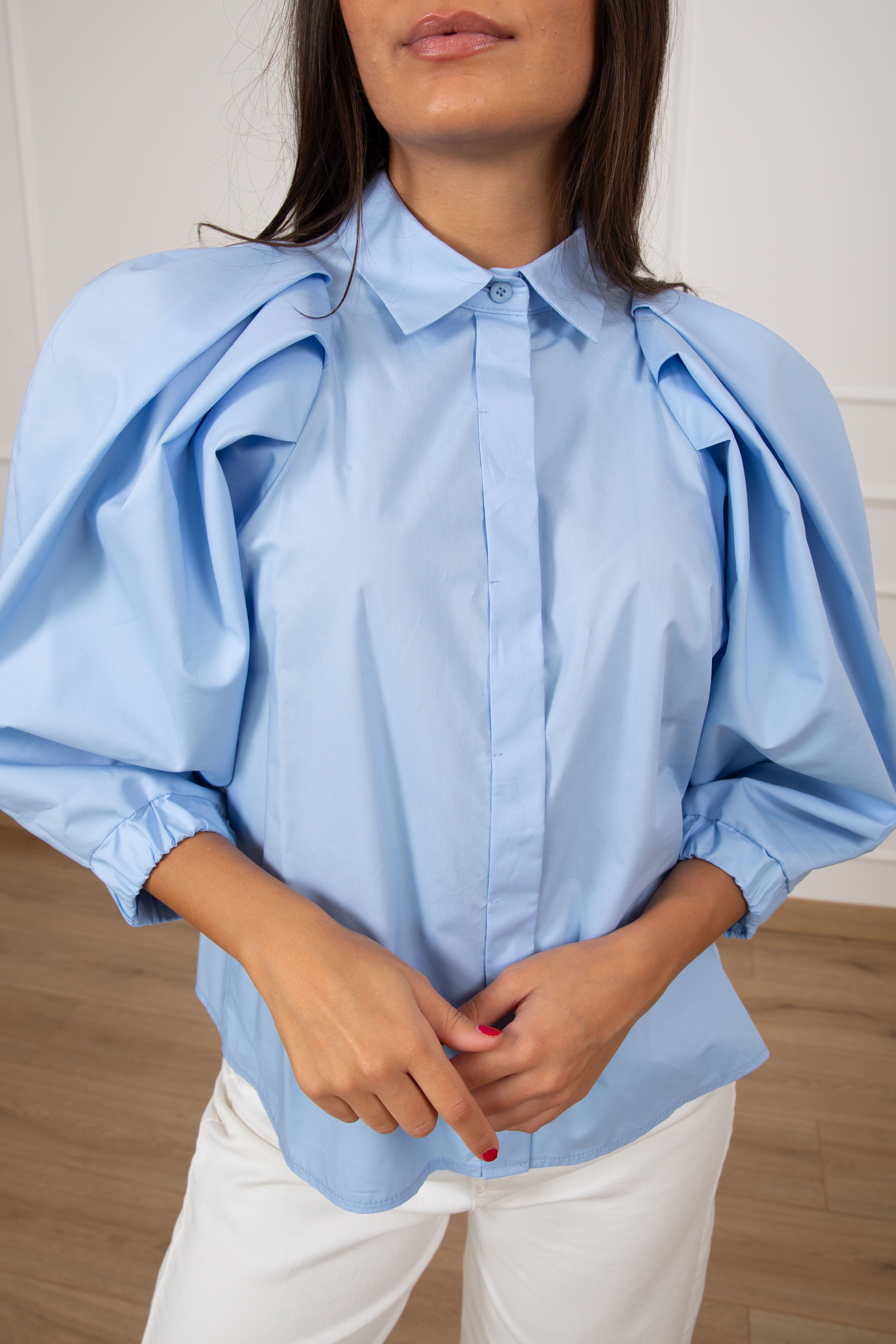 Camicia manica 3/4 a palloncino Vicolo