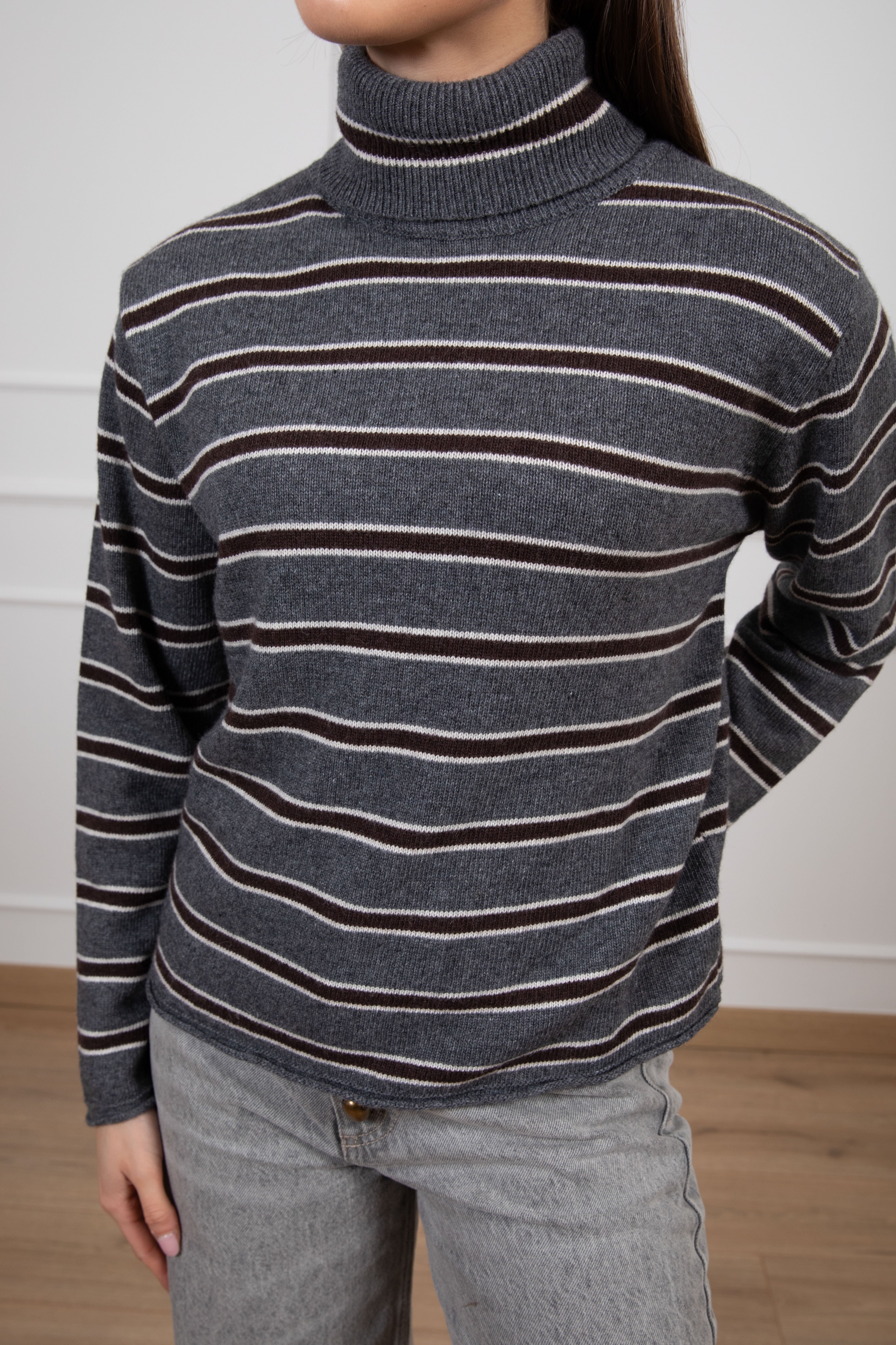 Dolcevita a righe alternate Tensione IN