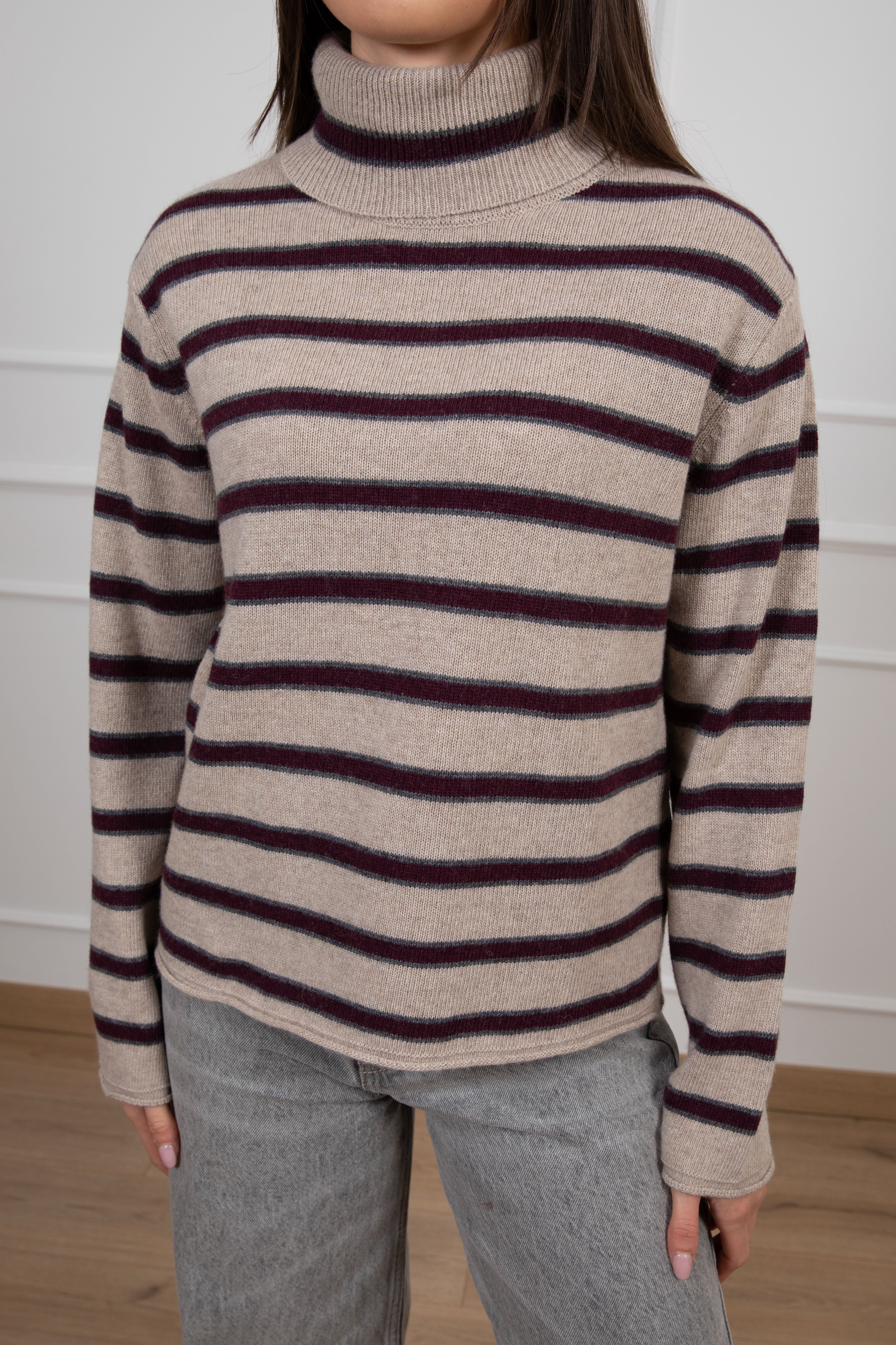 Dolcevita a righe alternate Tensione IN