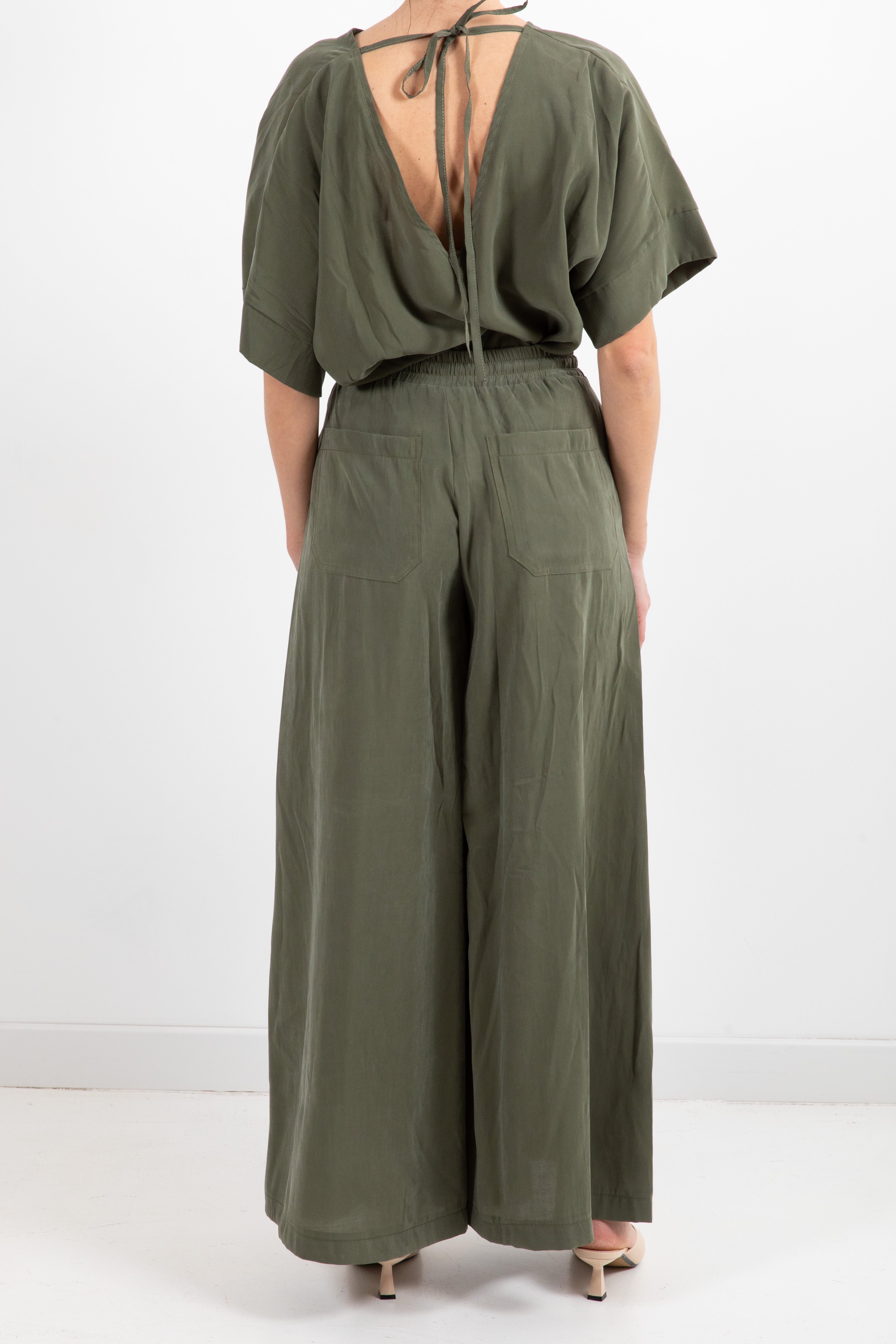 Coordinato blusa e pantalone con coulisse in modal Susy Mix
