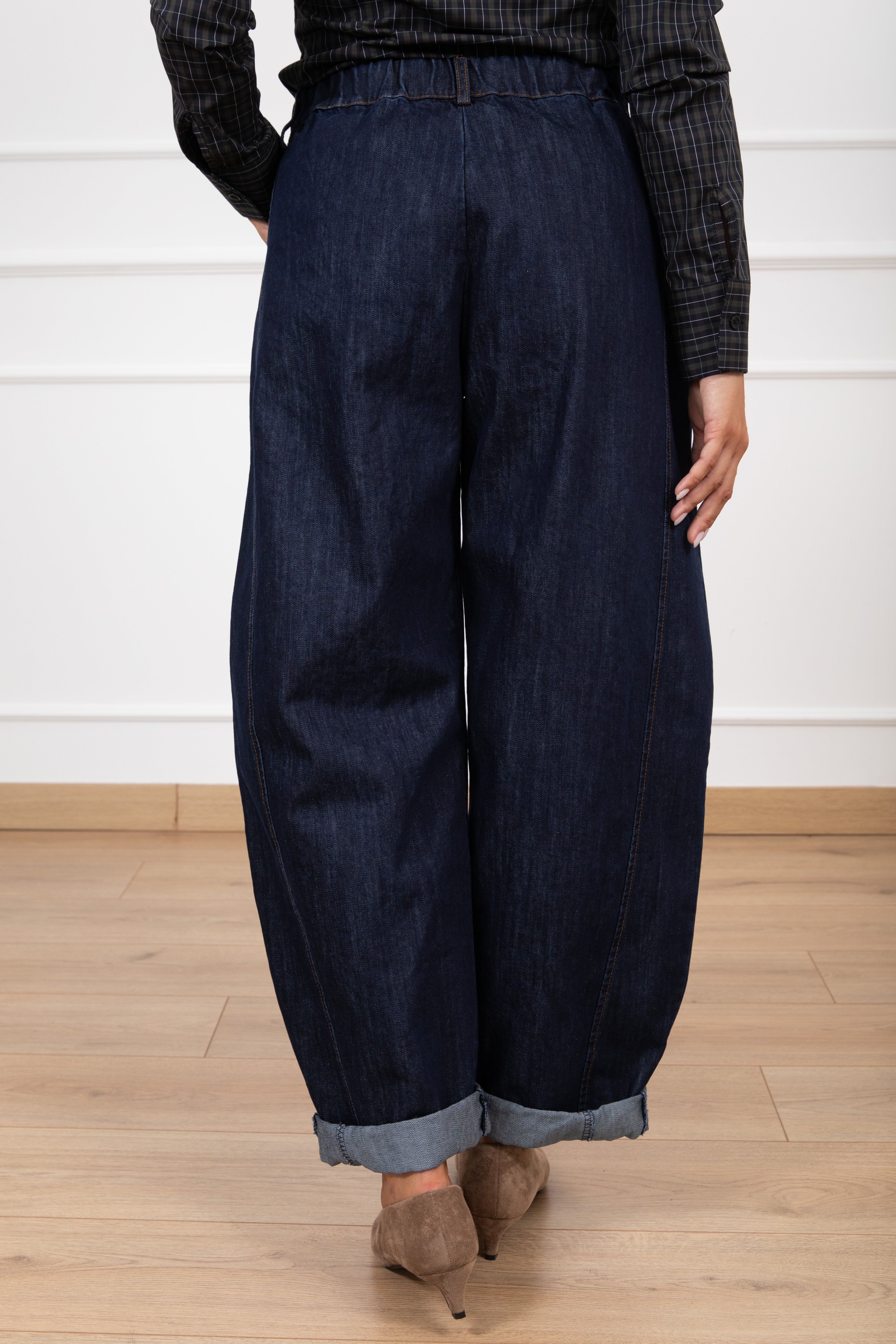 Jeans egg-fit in tela originale con elastico sul retro Susy Mix