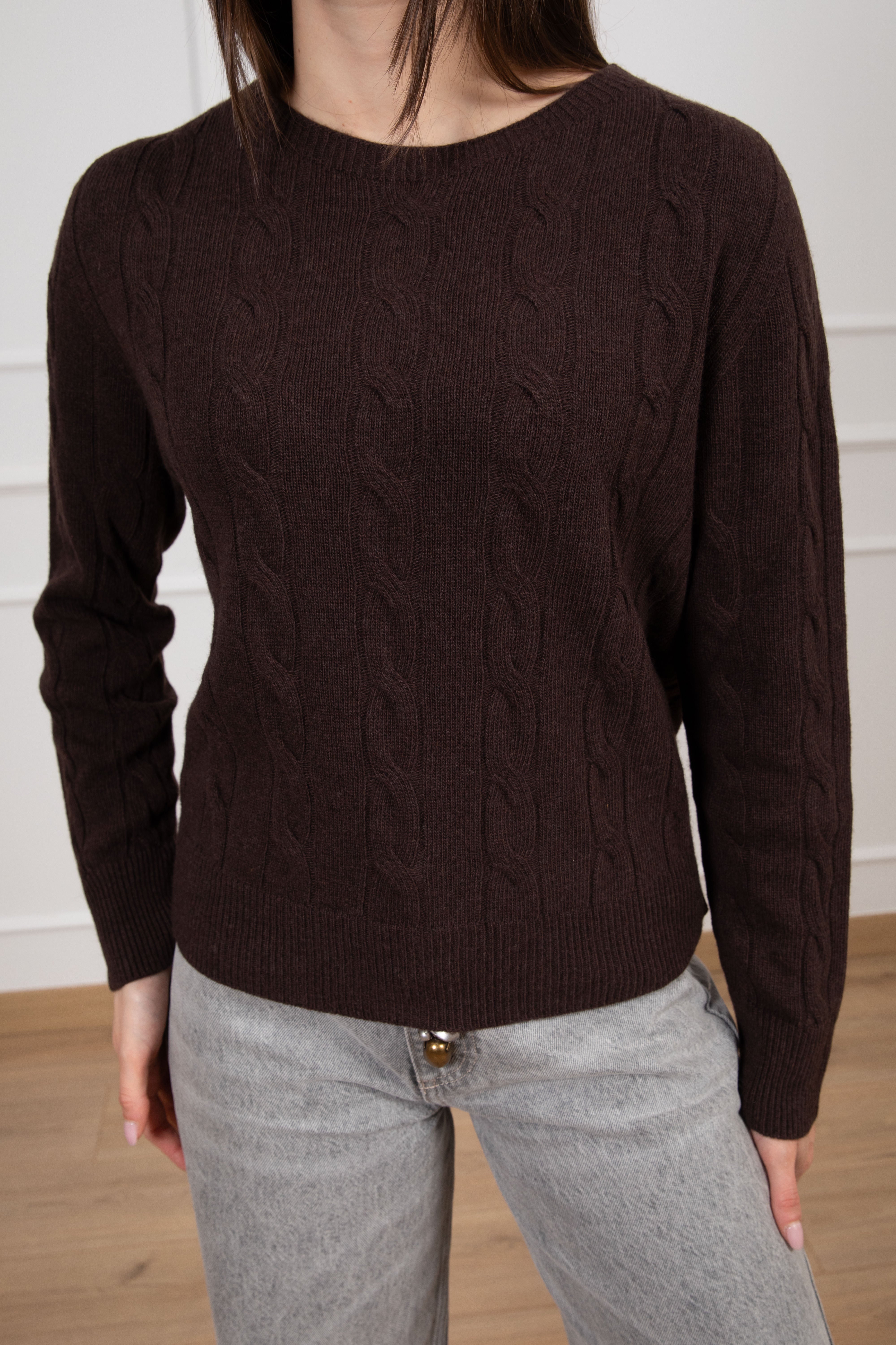 Pull treccia piatta ViCOLO