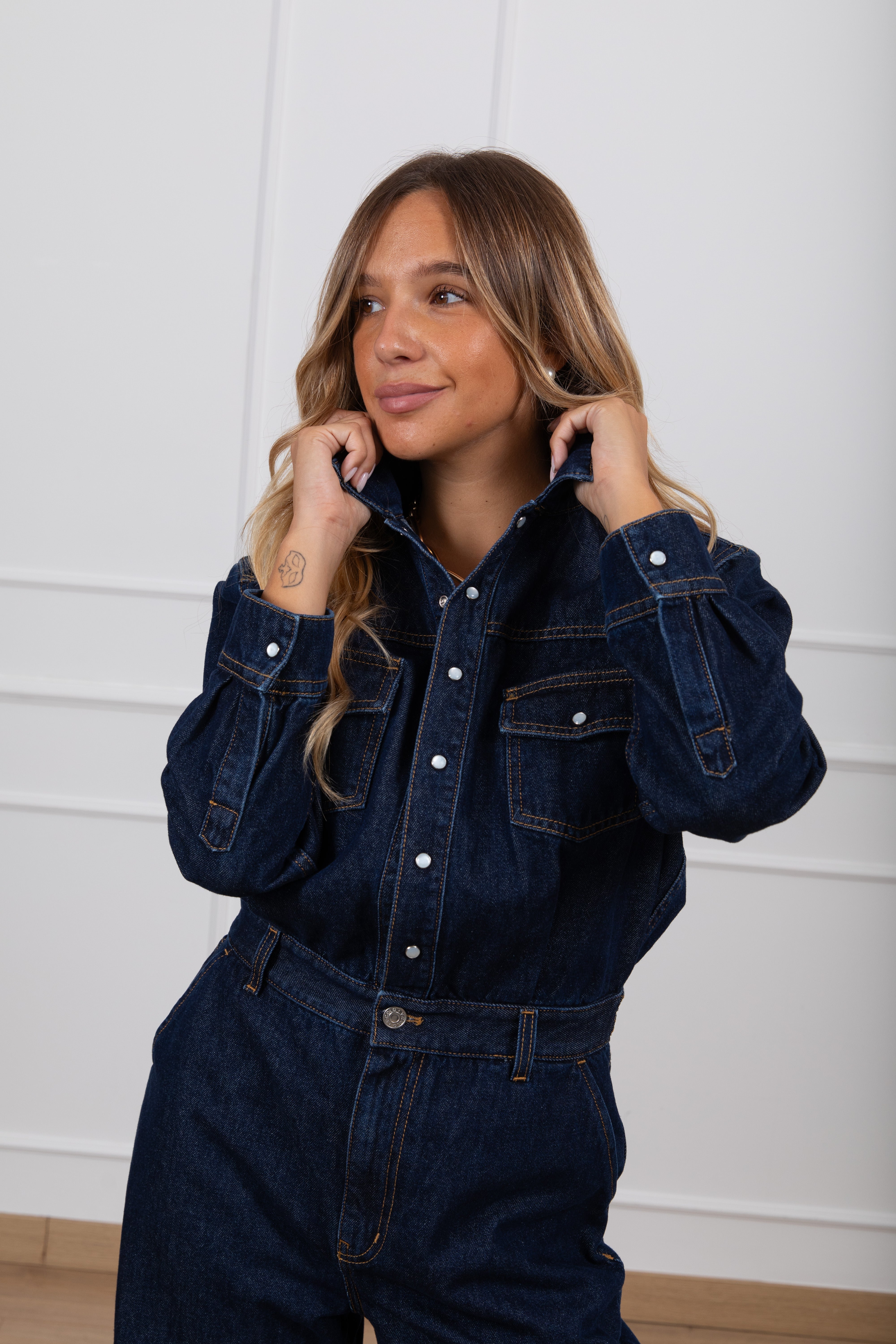 Jumpsuit jeans Sole tela rinse ViCOLO