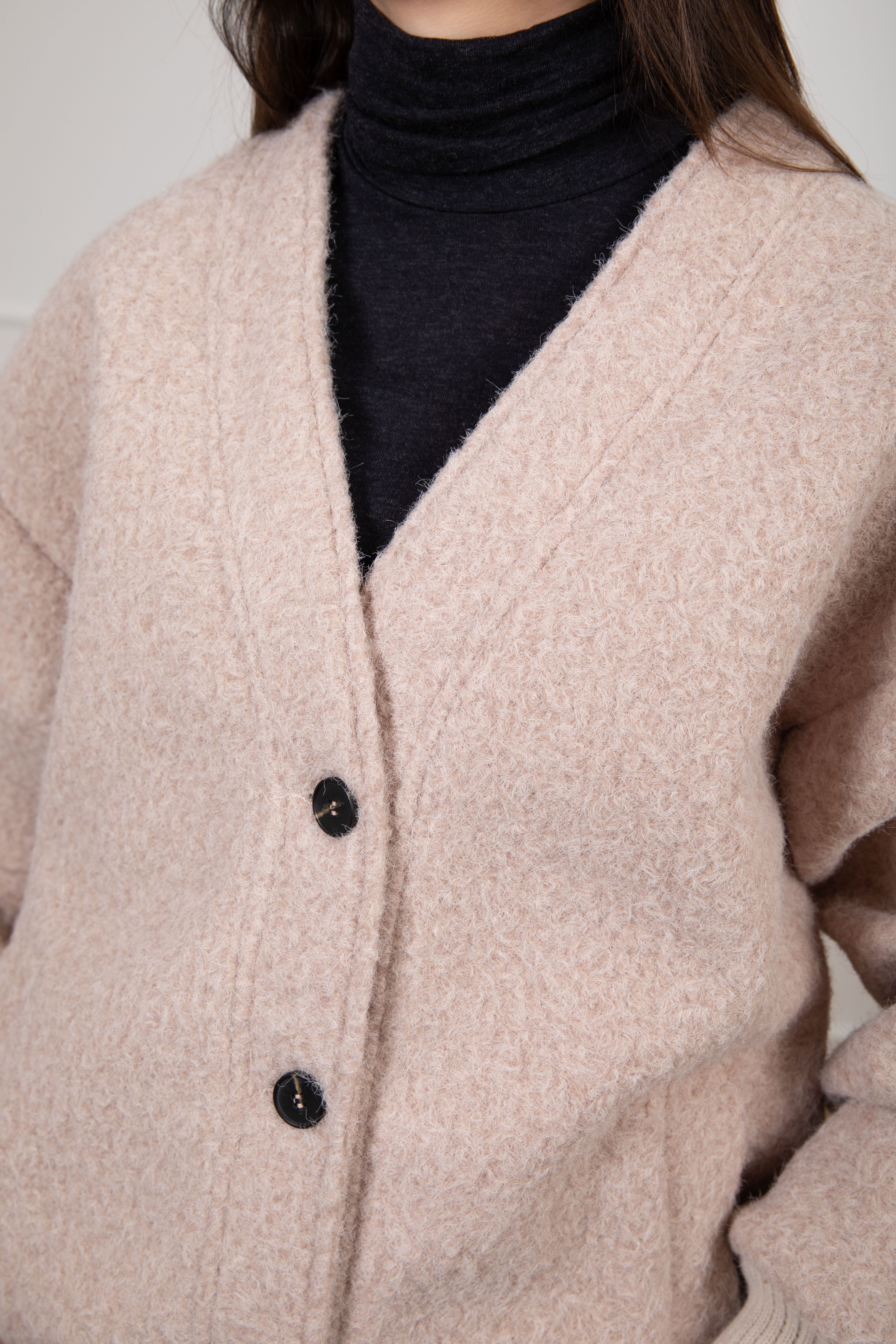 Bomber bouclè Tensione IN