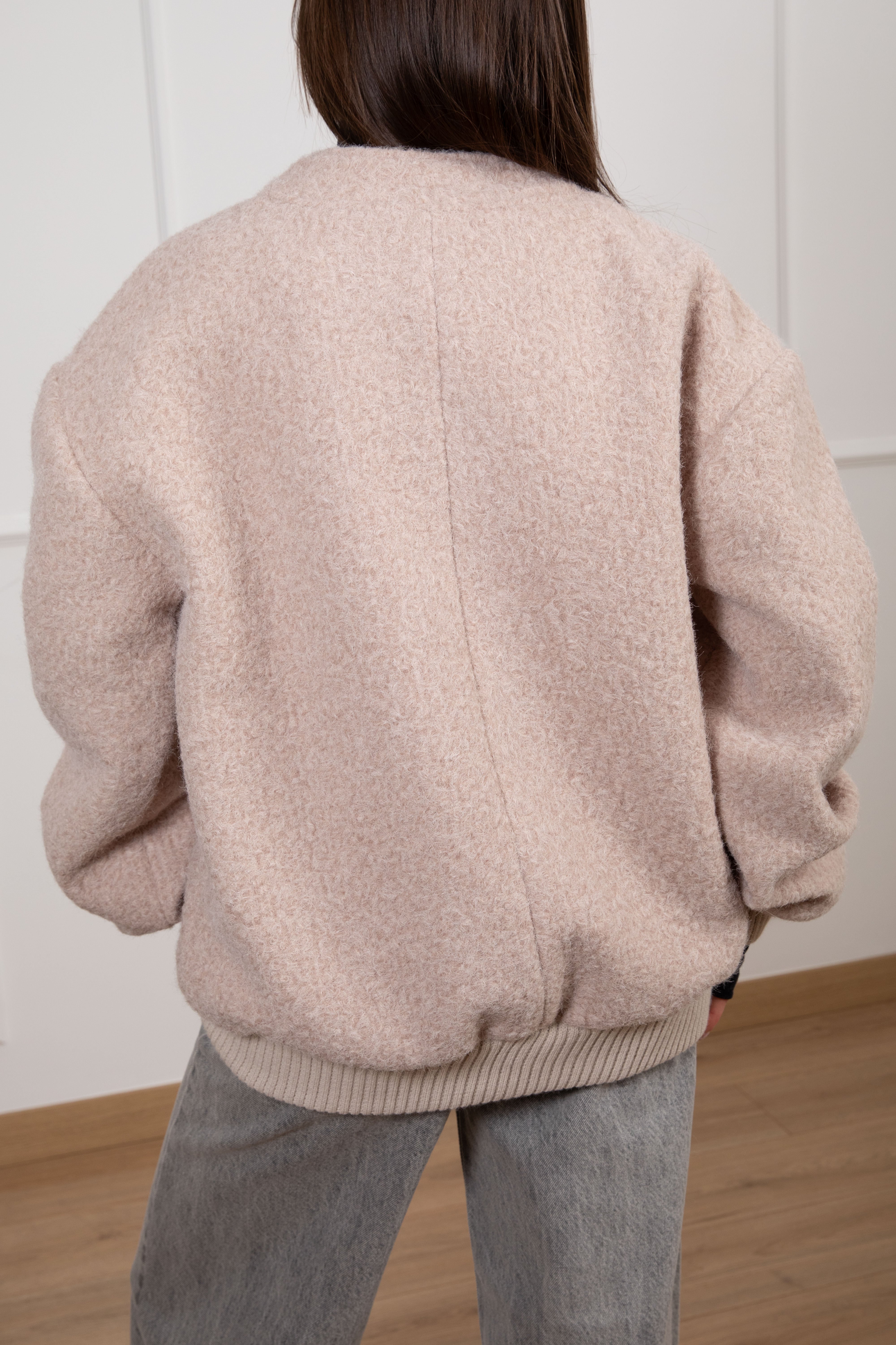 Bomber bouclè Tensione IN