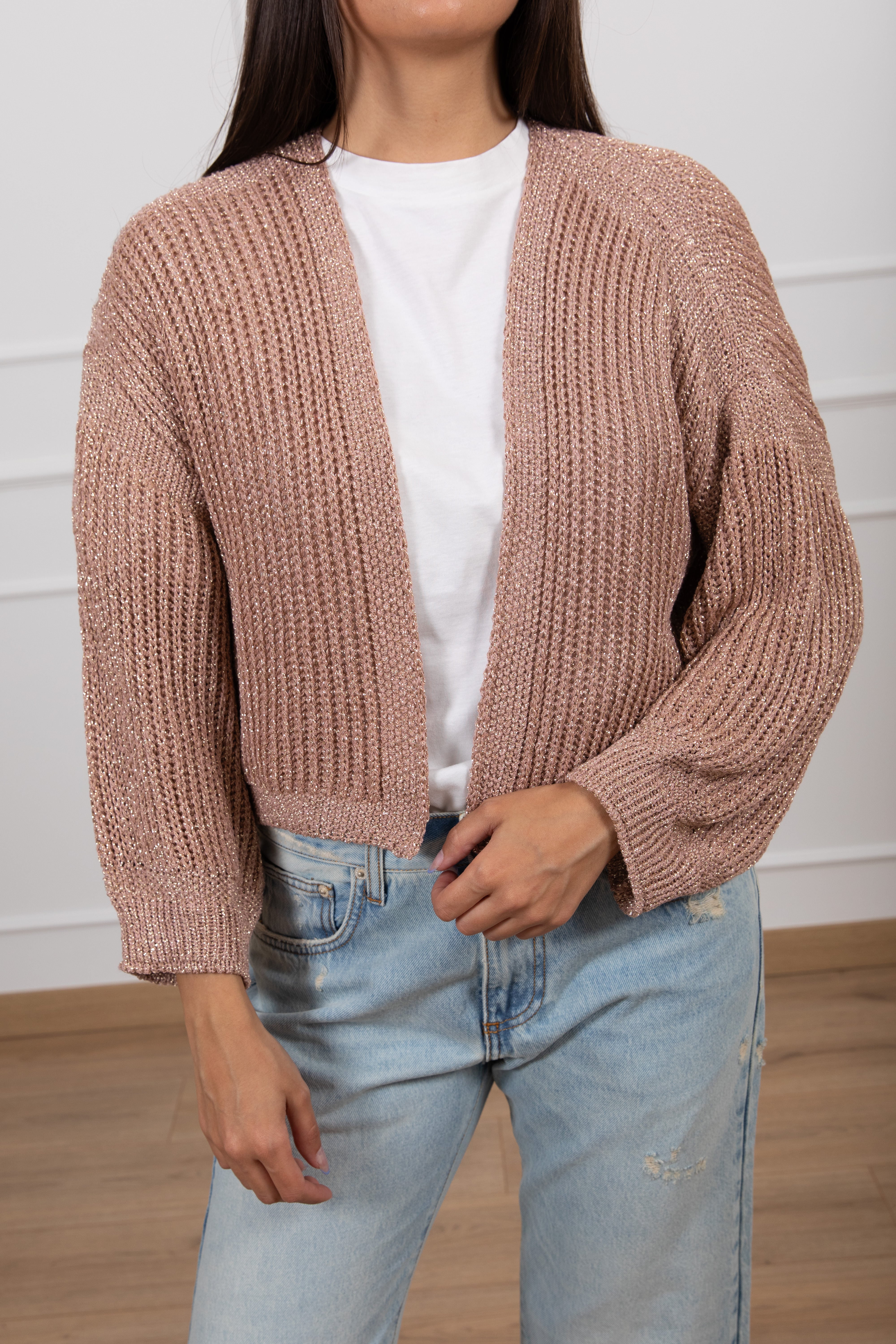 Cardigan lurex ViCOLO