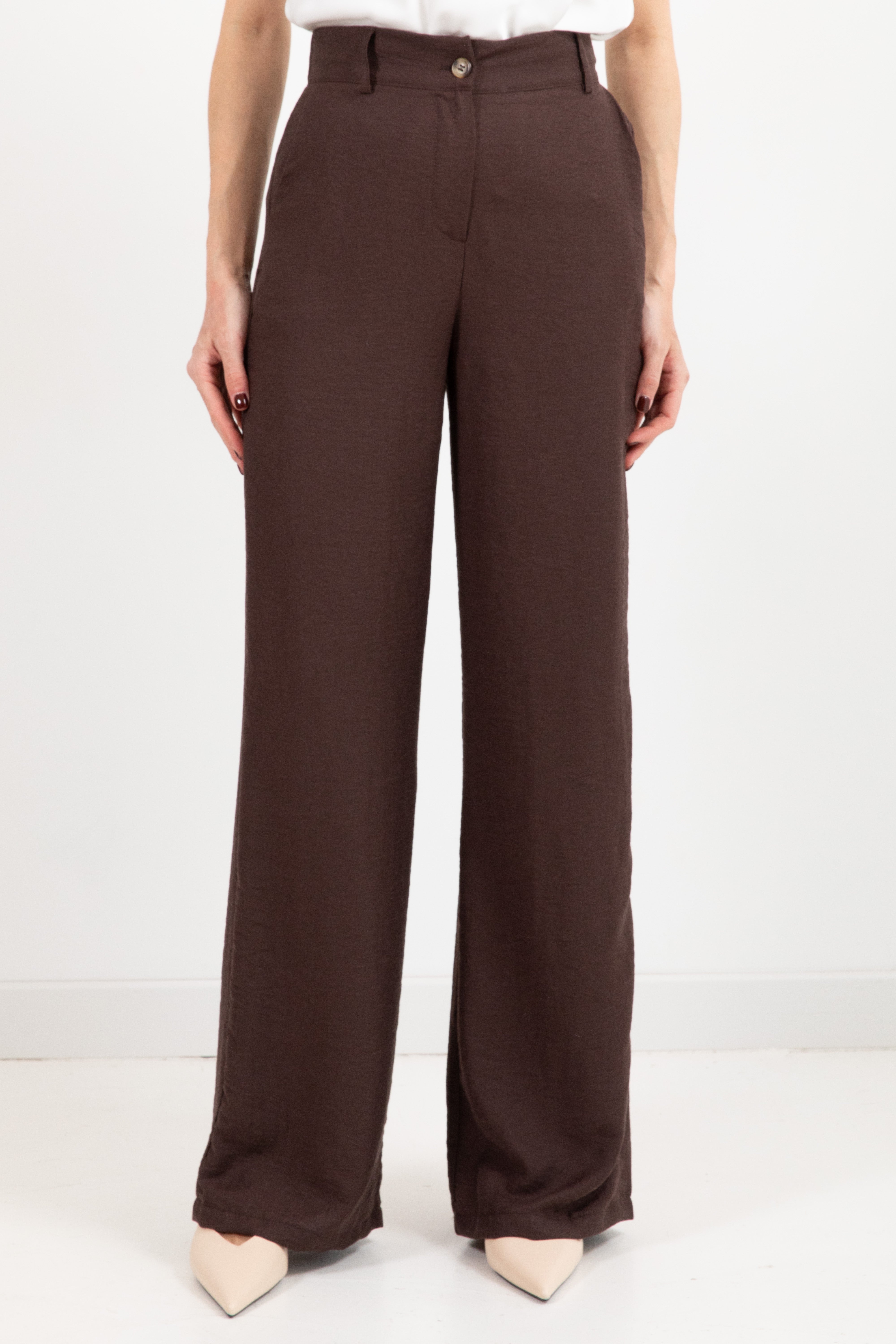 Tailleur giacca mezza manica e pantalone con elastico sul retro Dixie