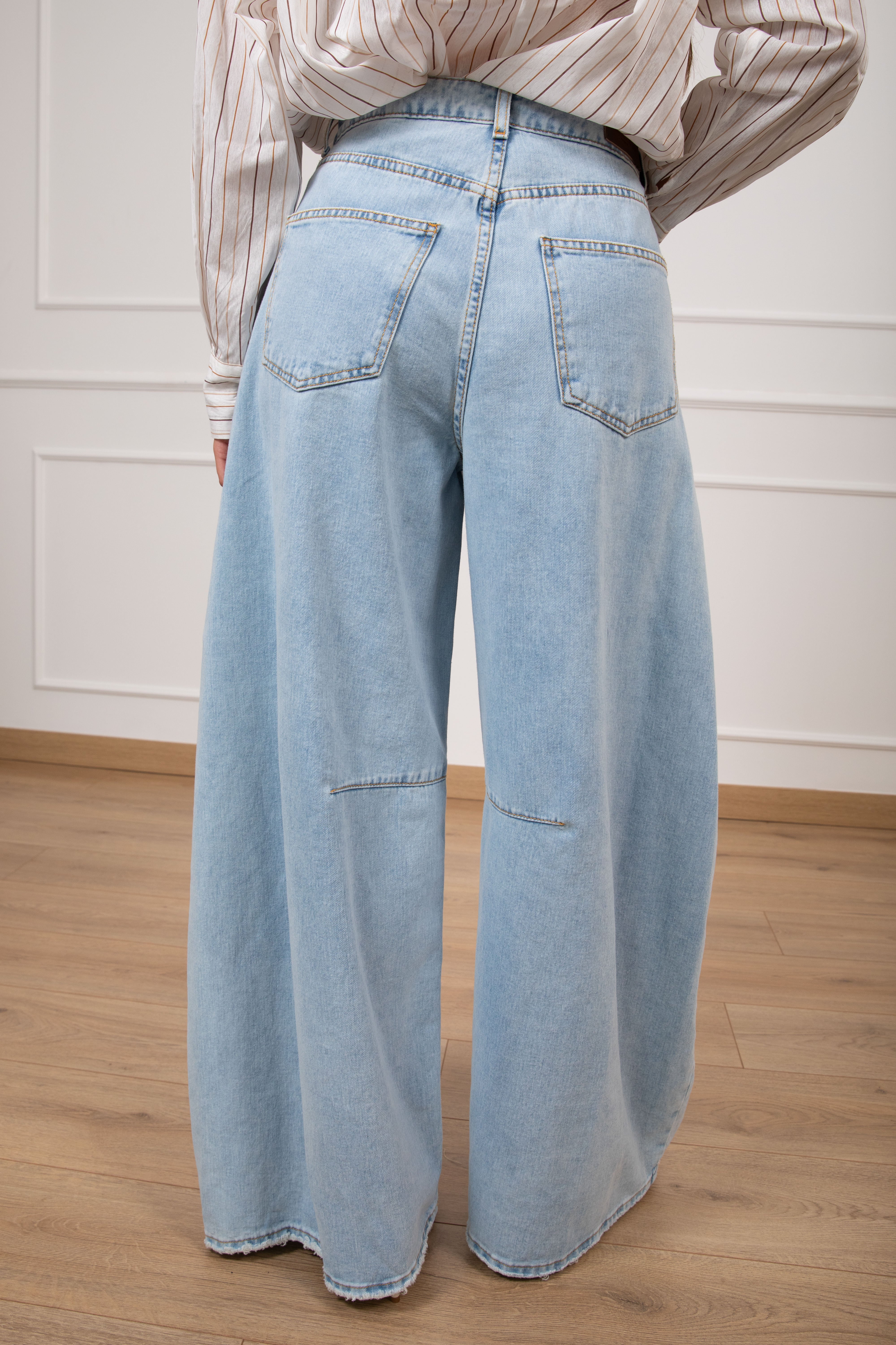 Jeans Louvre barrel-fit Tensione IN