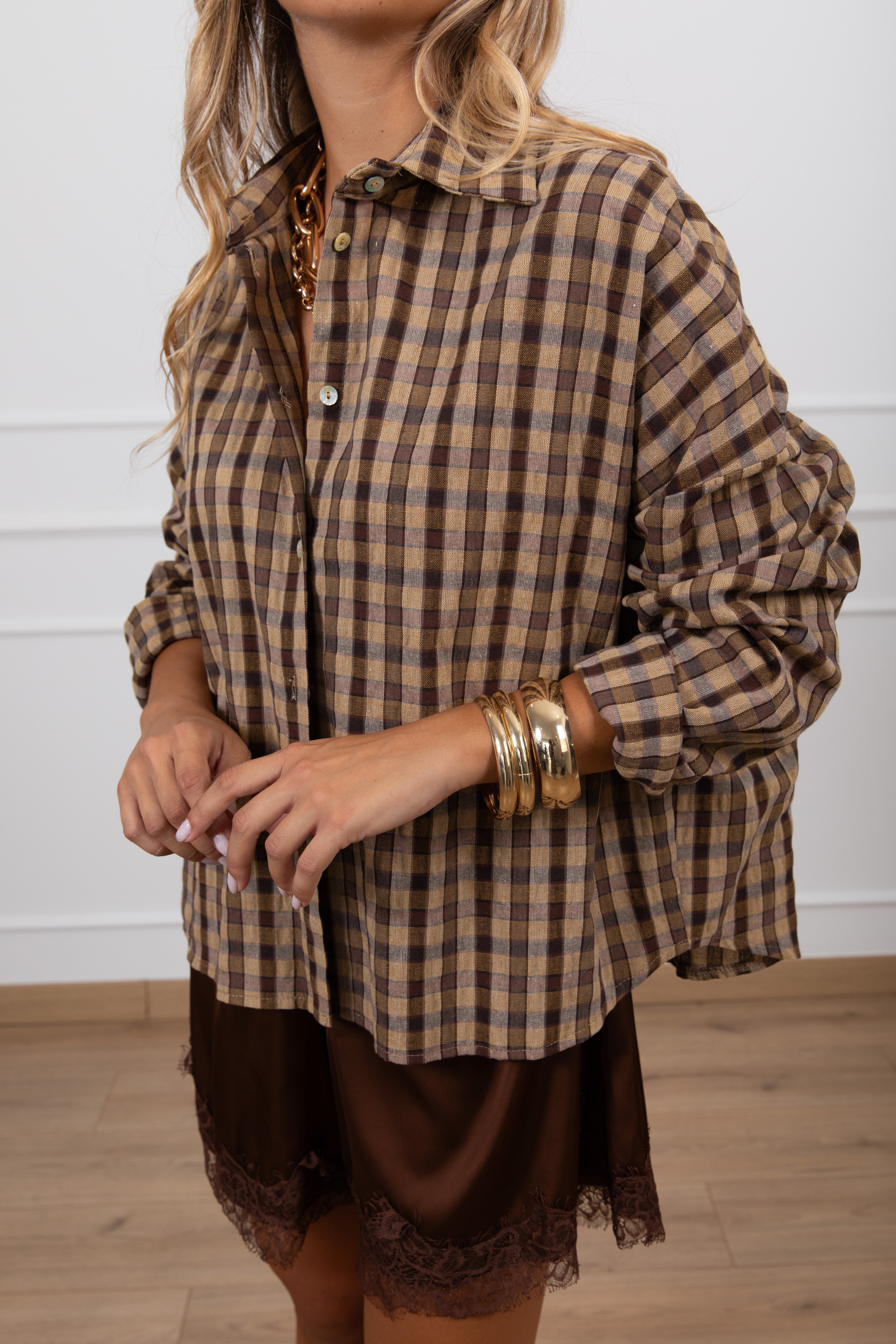 Camicia check variante moro Haveone