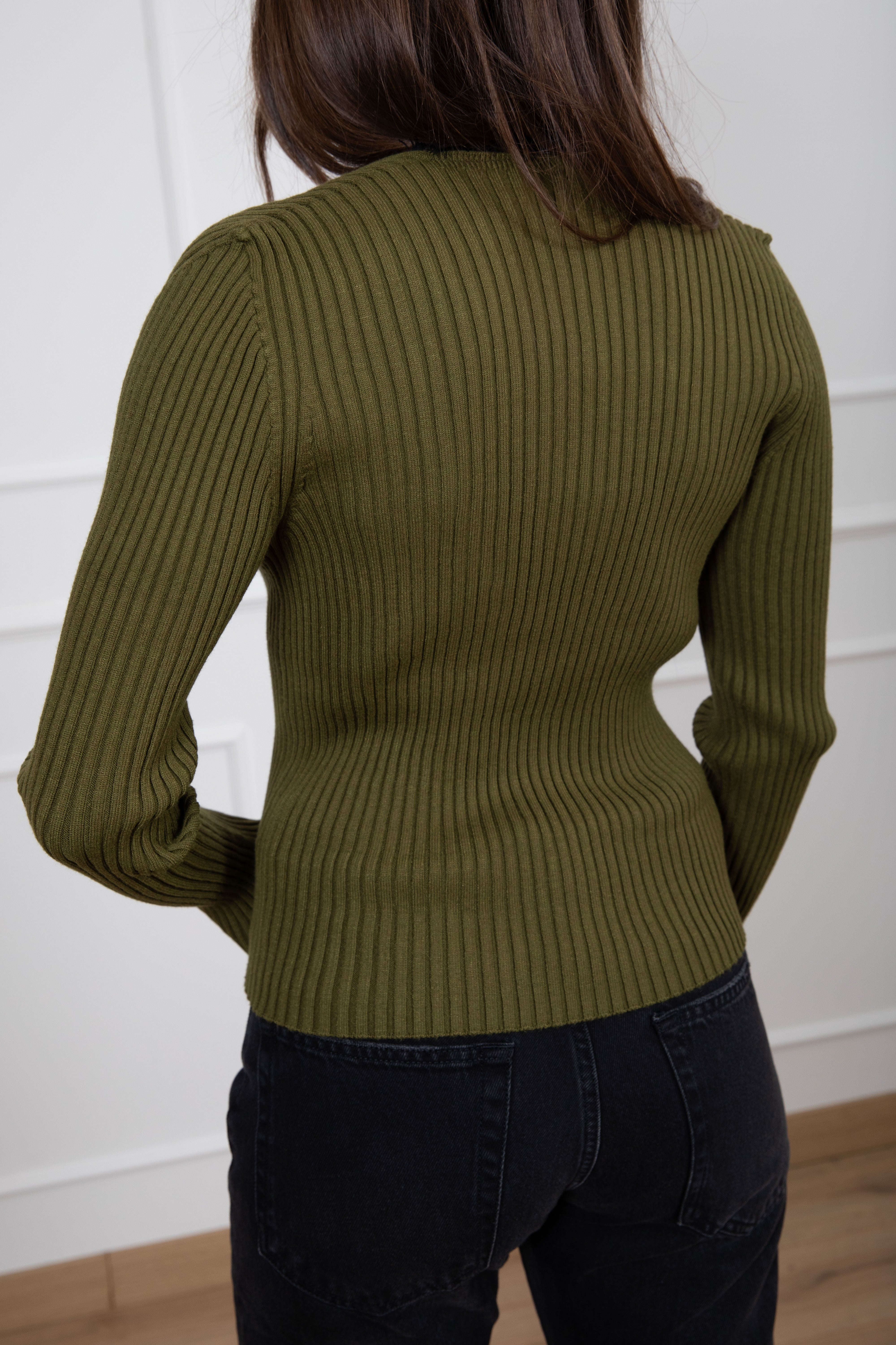 Maglia scollo a "V" con pizzo Tensione IN