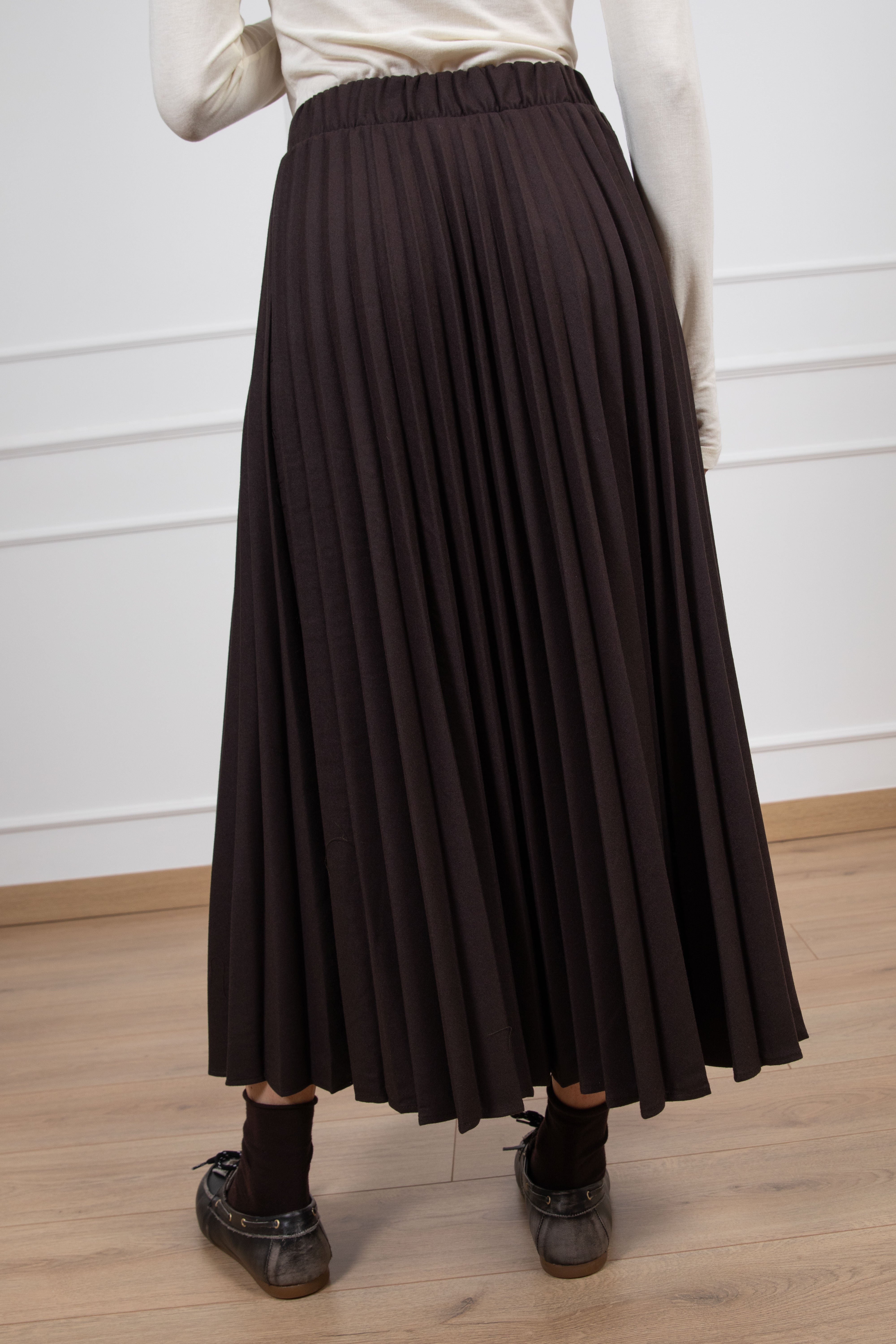 Gonna plissettata in flanella ViCOLO