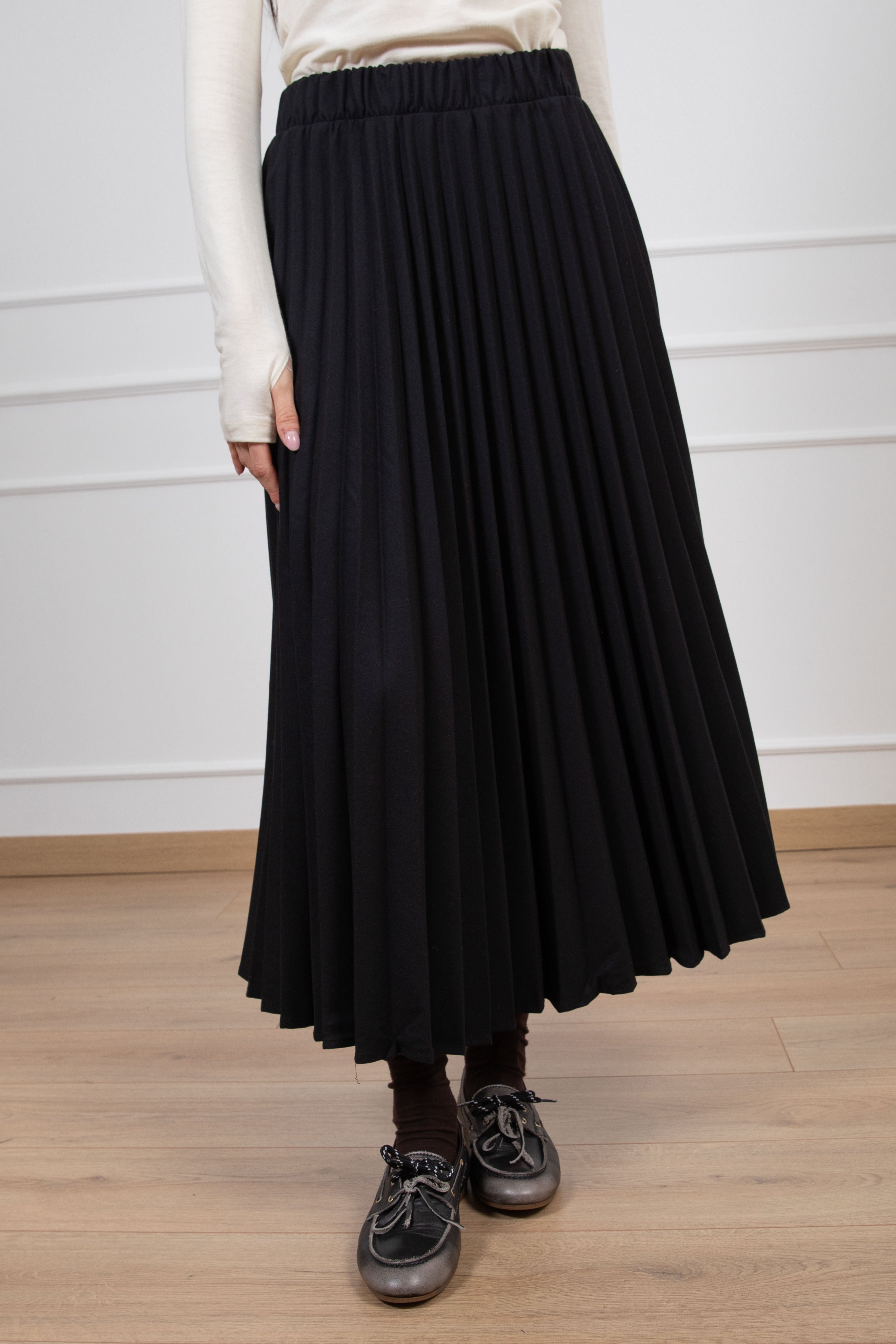 Gonna plissettata in flanella ViCOLO