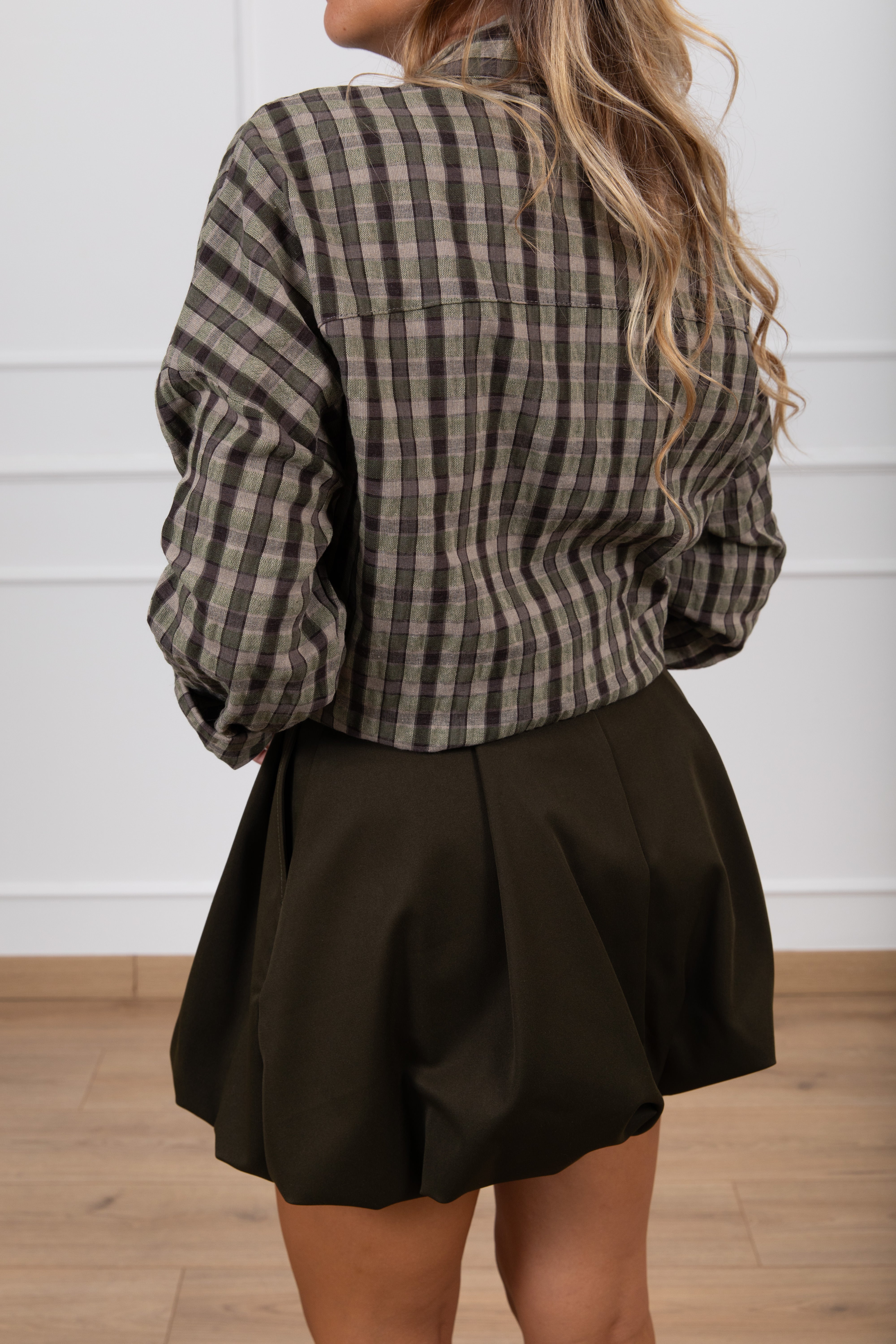 Camicia check variante militare Haveone