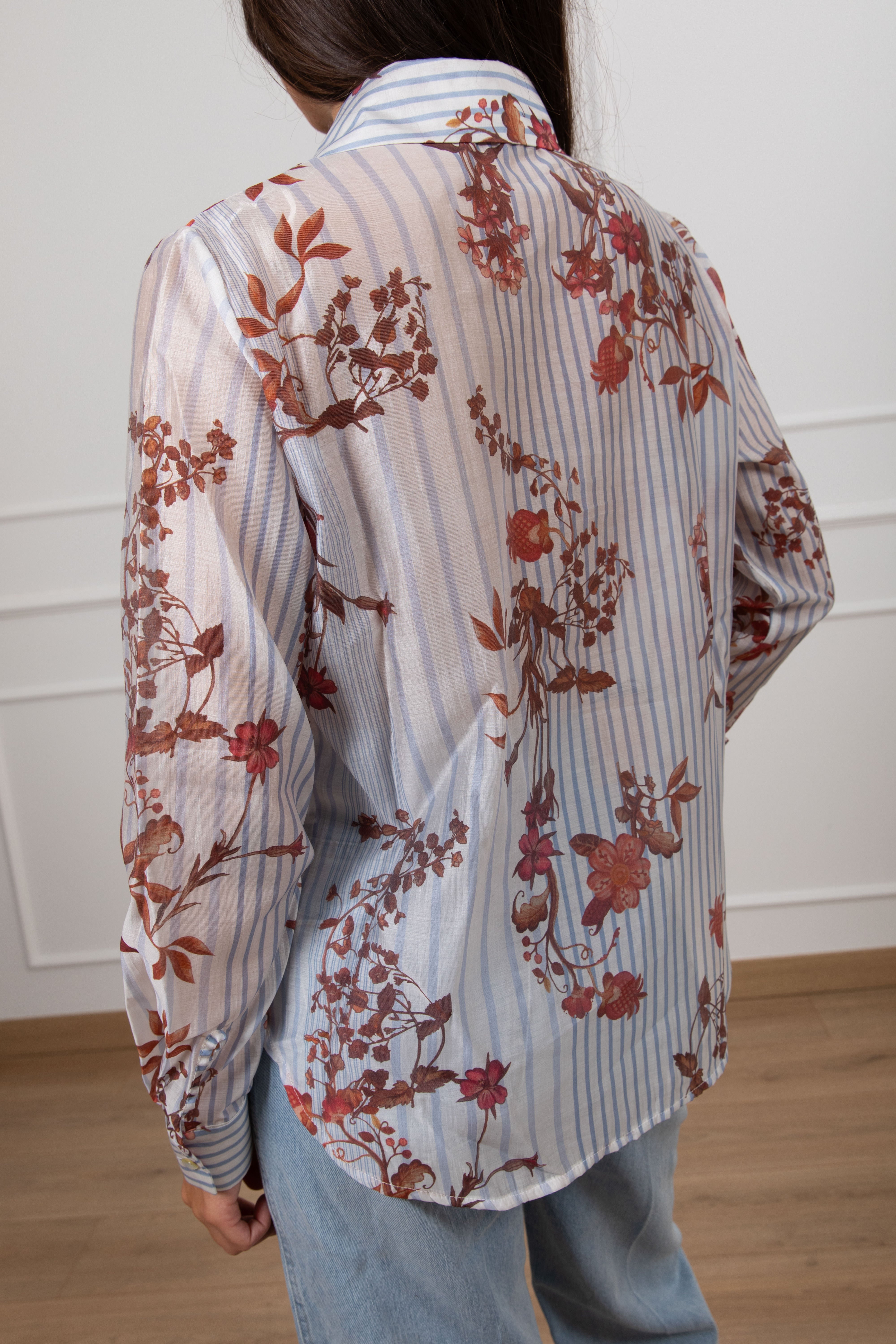 Camicia bacchetta fantasia flowers Susy Mix