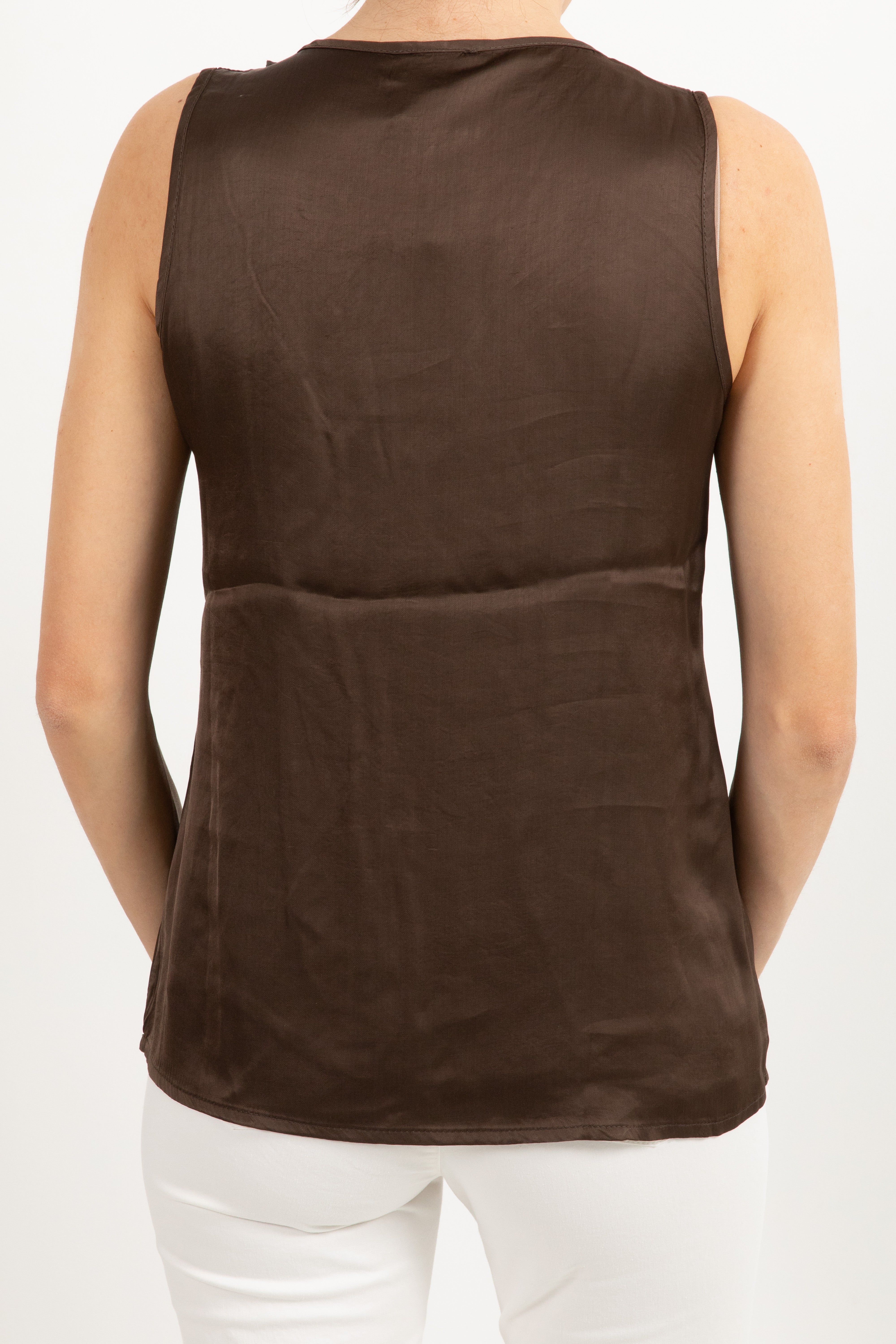 Top in viscosa con rouches Susy Mix