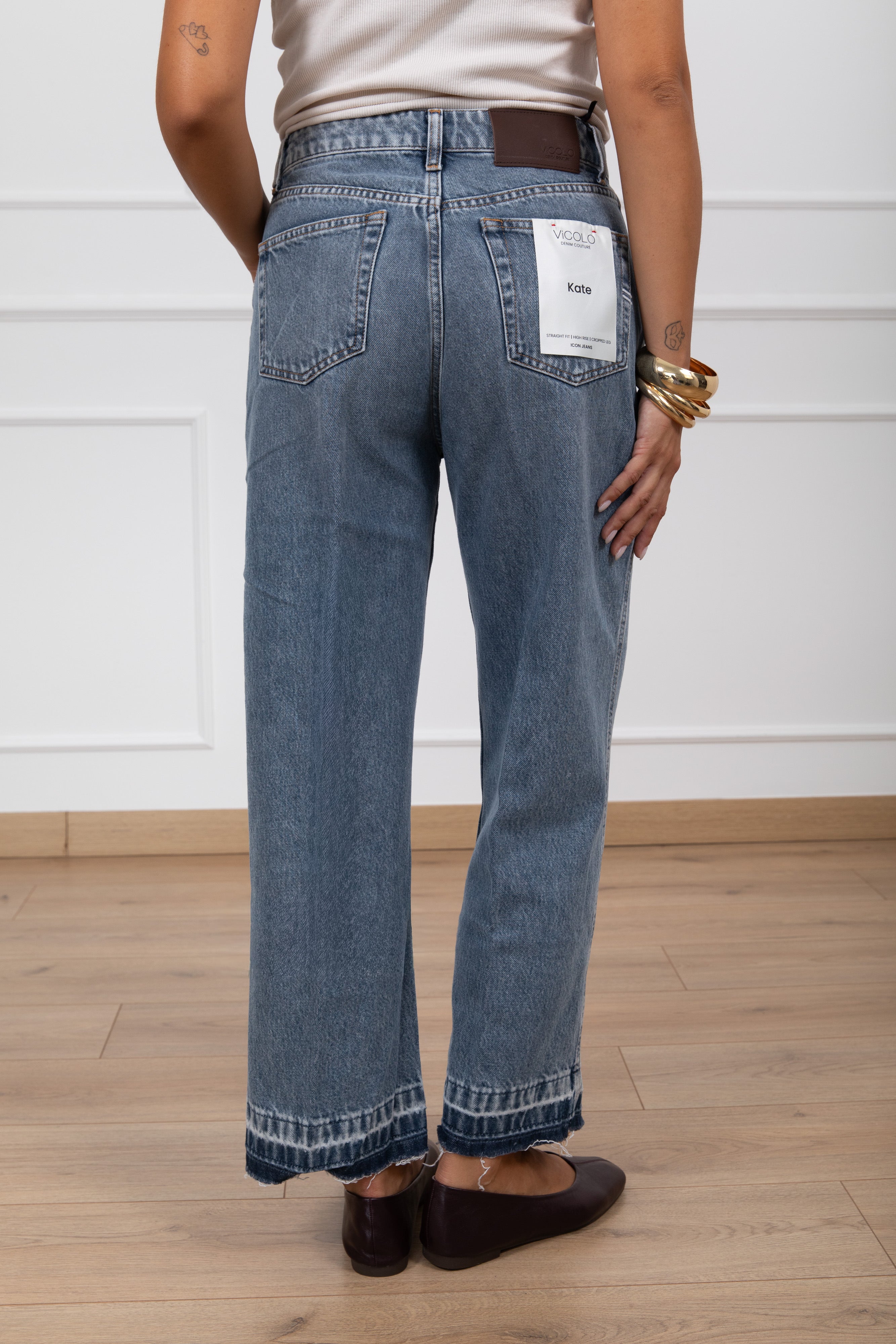 Jeans Kate con fondo scucito ViCOLO