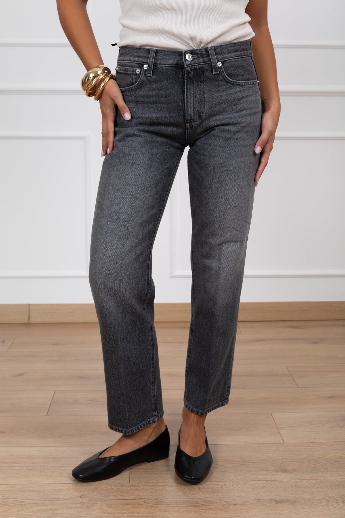 Jeans Zeke relaxed-fit lavaggio nero ViCOLO