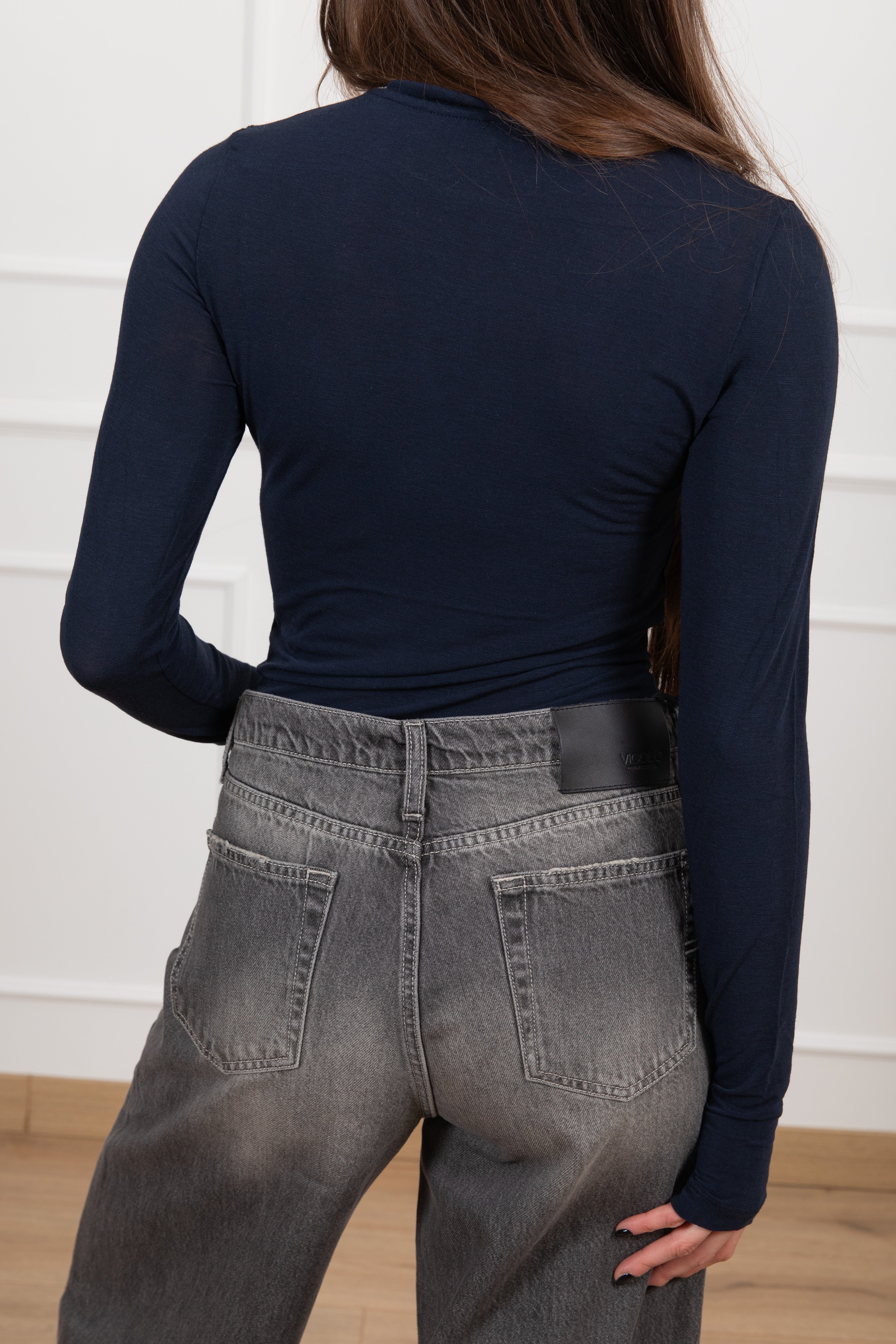 Cashmerina girocollo con foro pollice Susy Mix