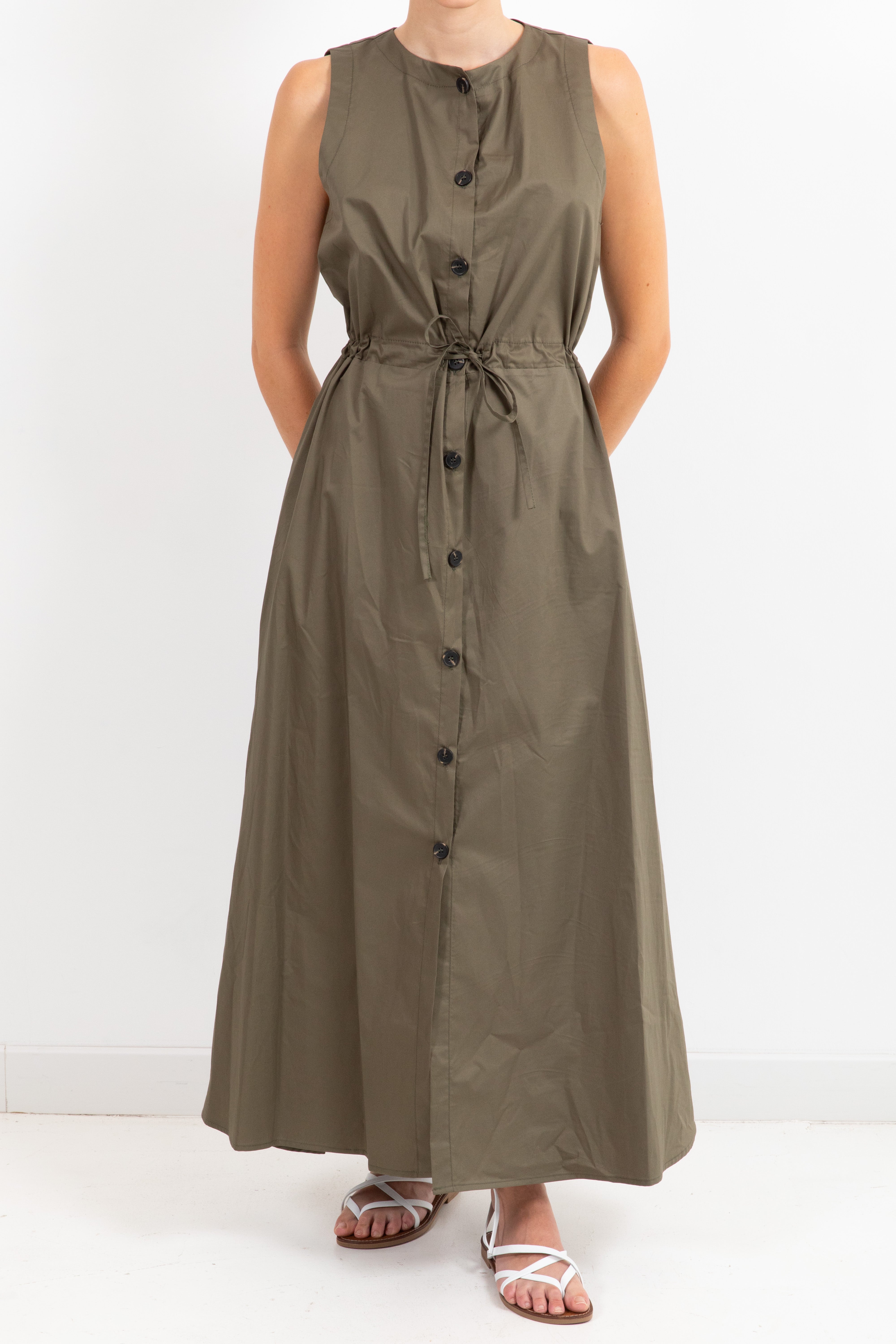 Chemisier in cotone con coulisse Tensione IN