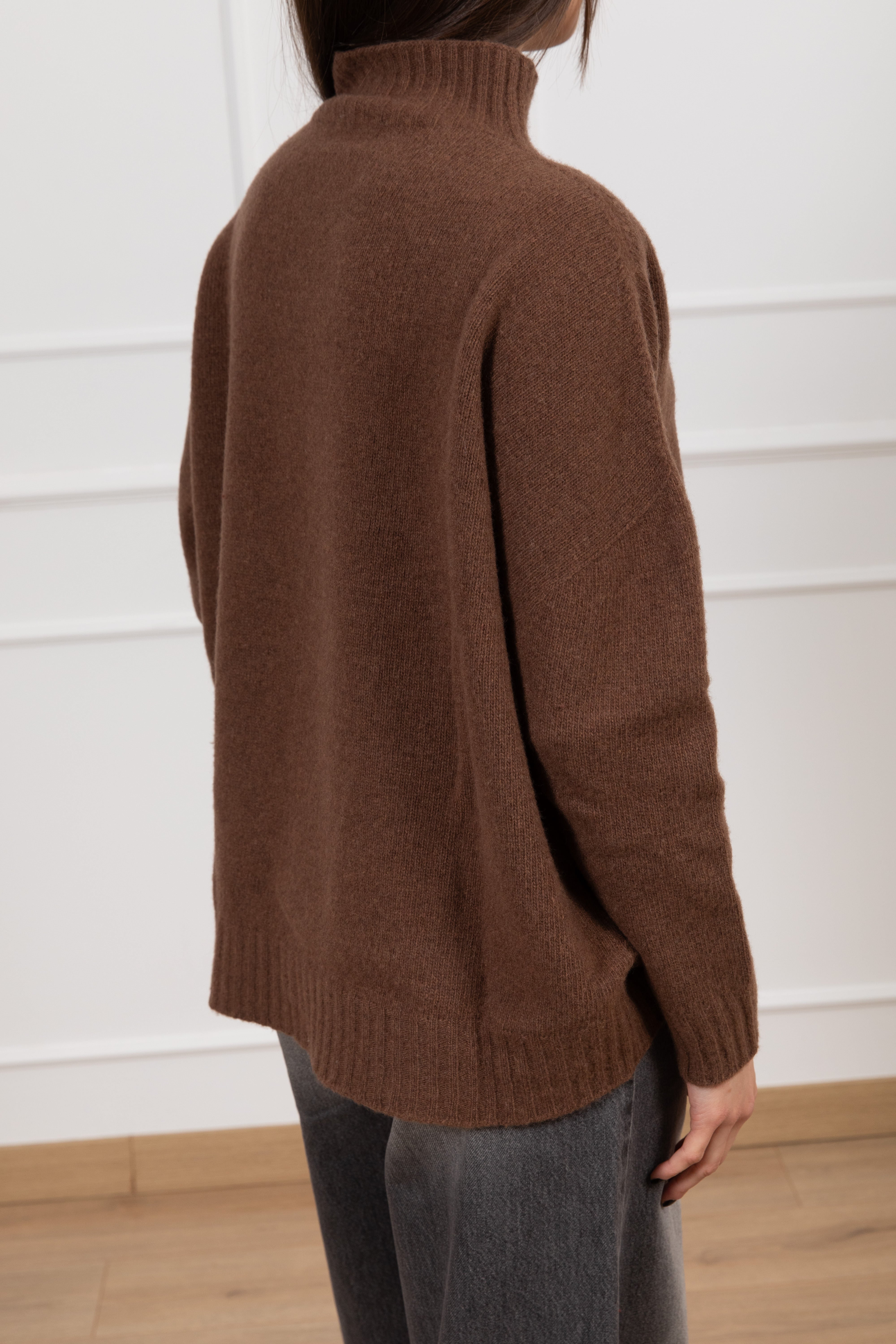 Pull mezzo-collo 100% lana Susy Mix