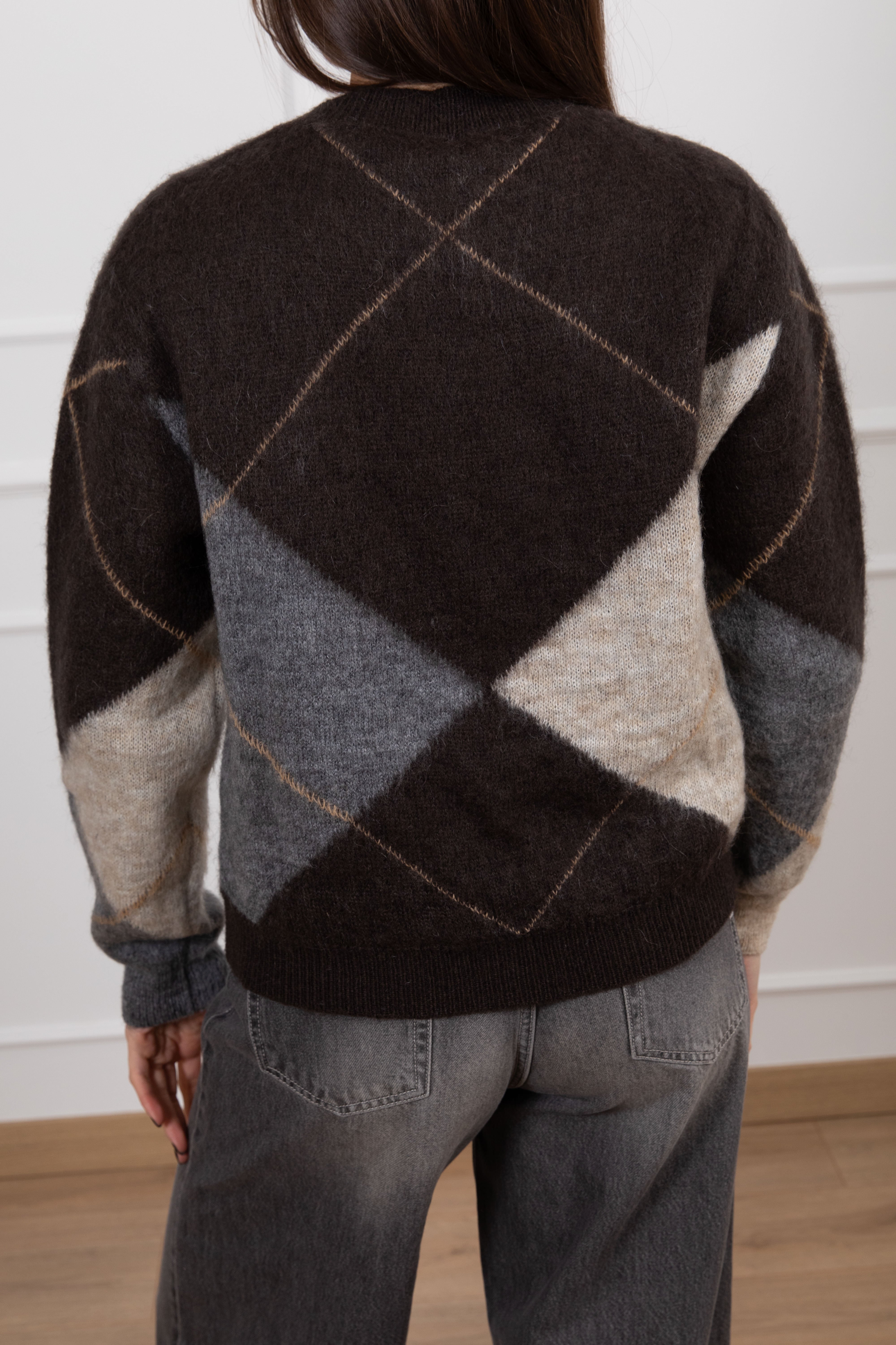 Pull maxi-rombo Tensione IN