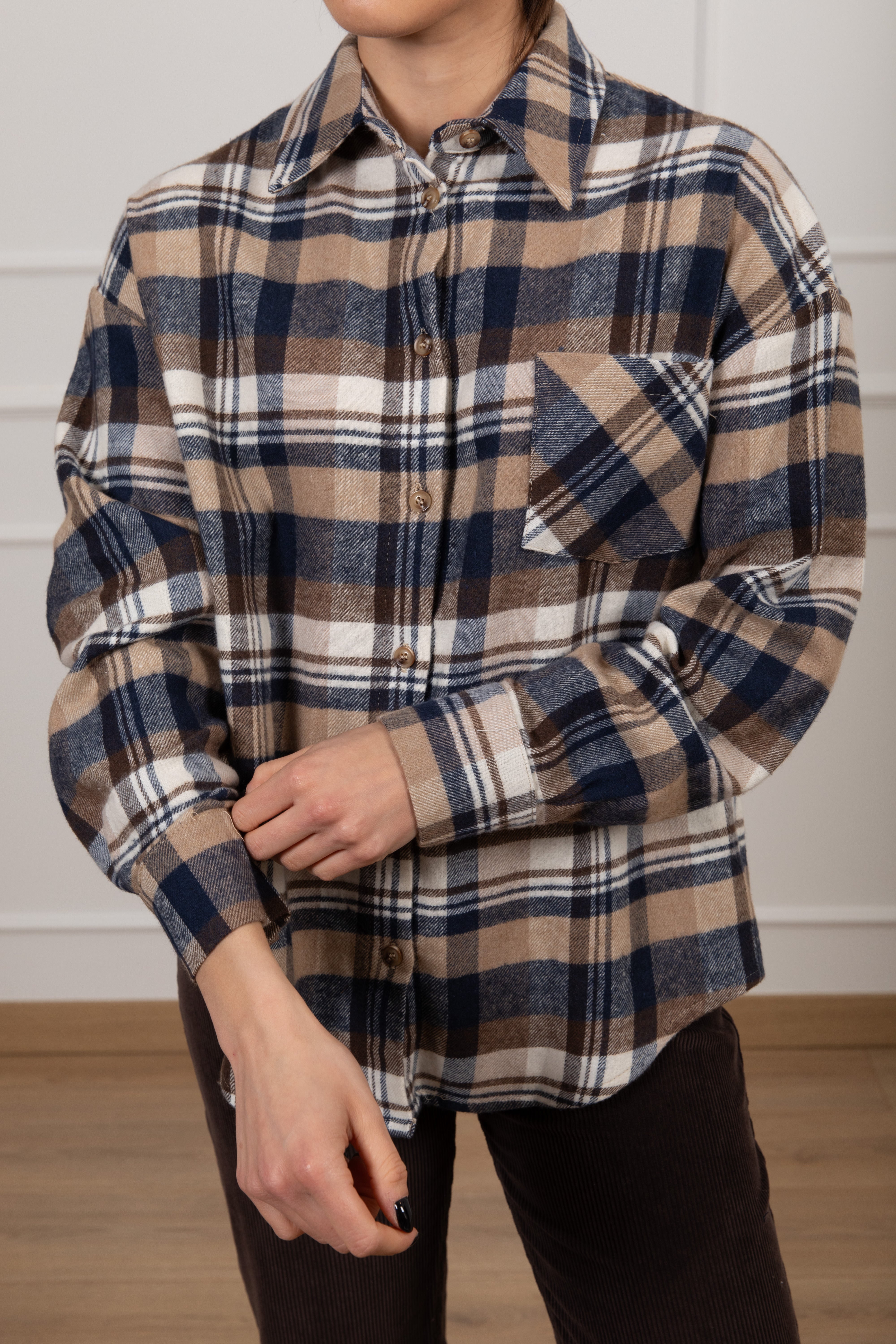 Camicia check in flanella Tensione IN