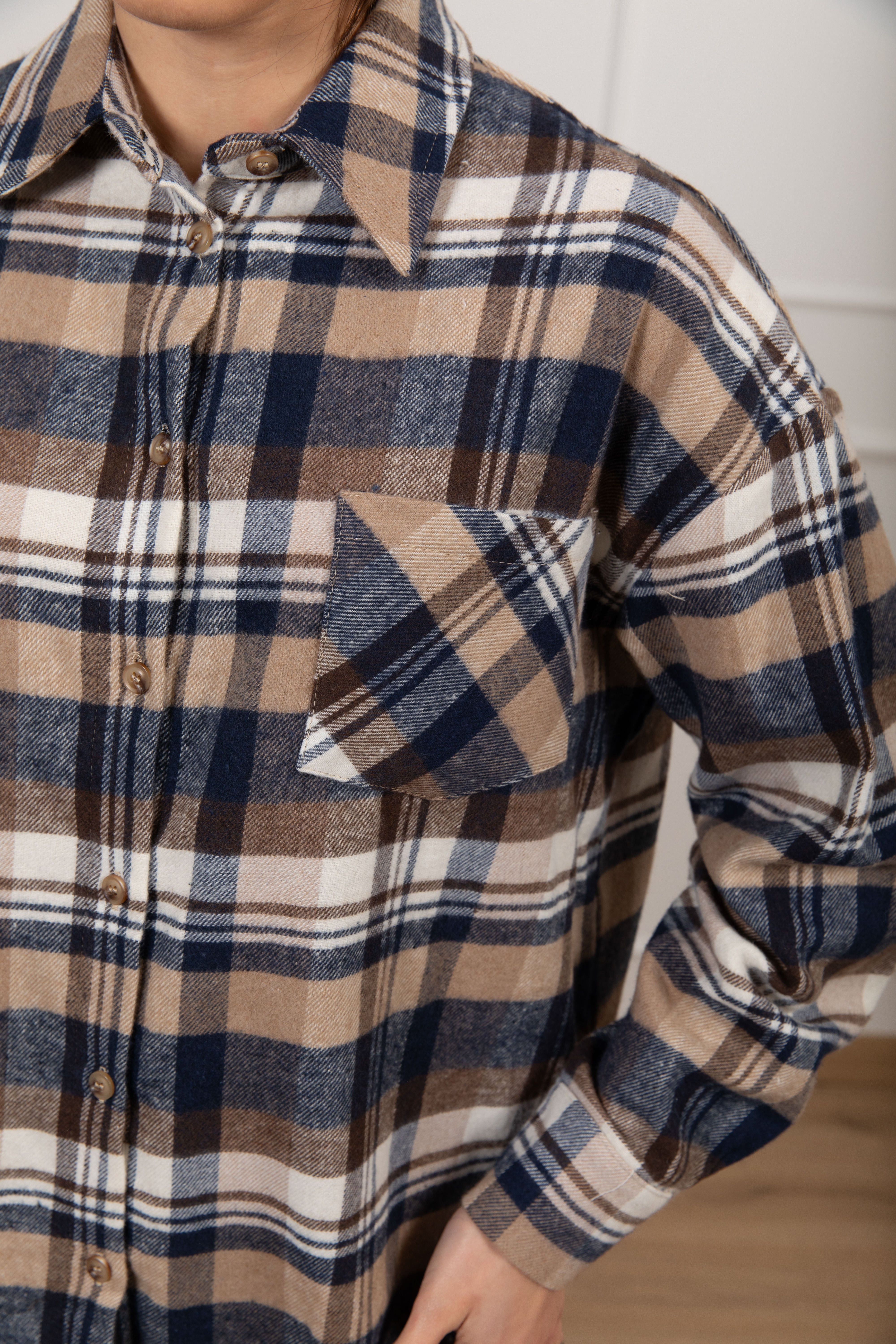 Camicia check in flanella Tensione IN