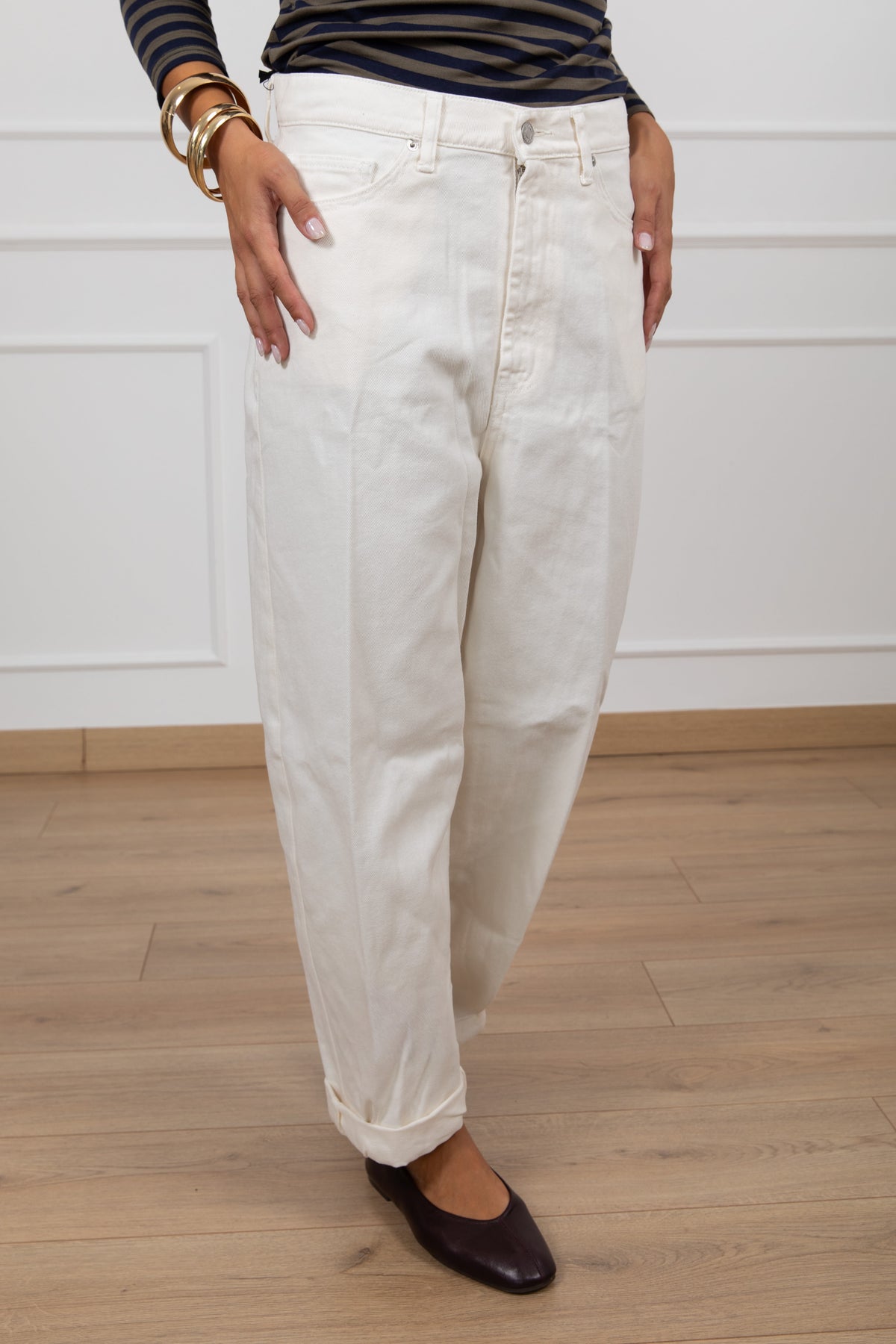 Jeans Laila color relaxed-fit variante burro ViCOLO