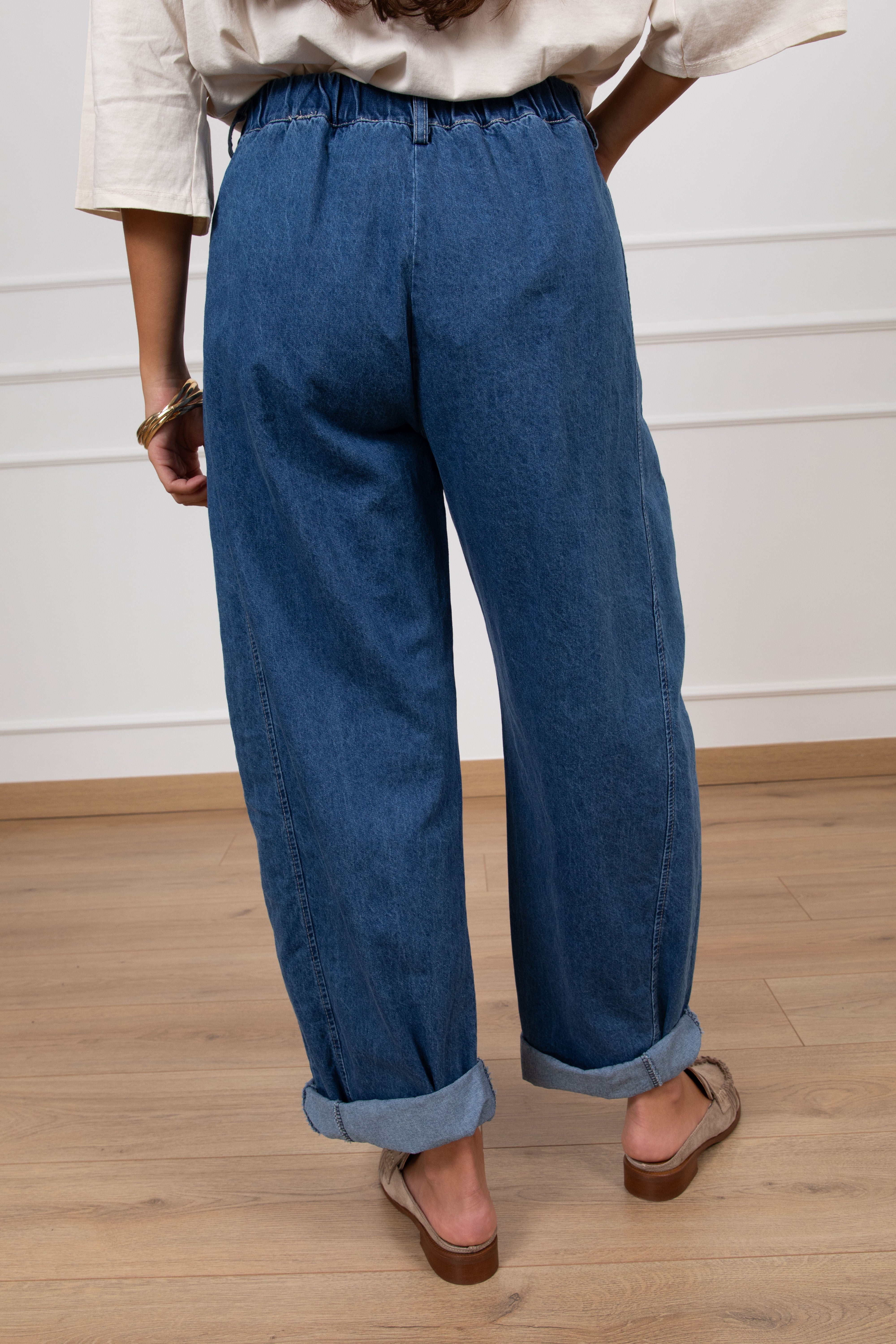 Jeans stone balloon-fit Susy Mix