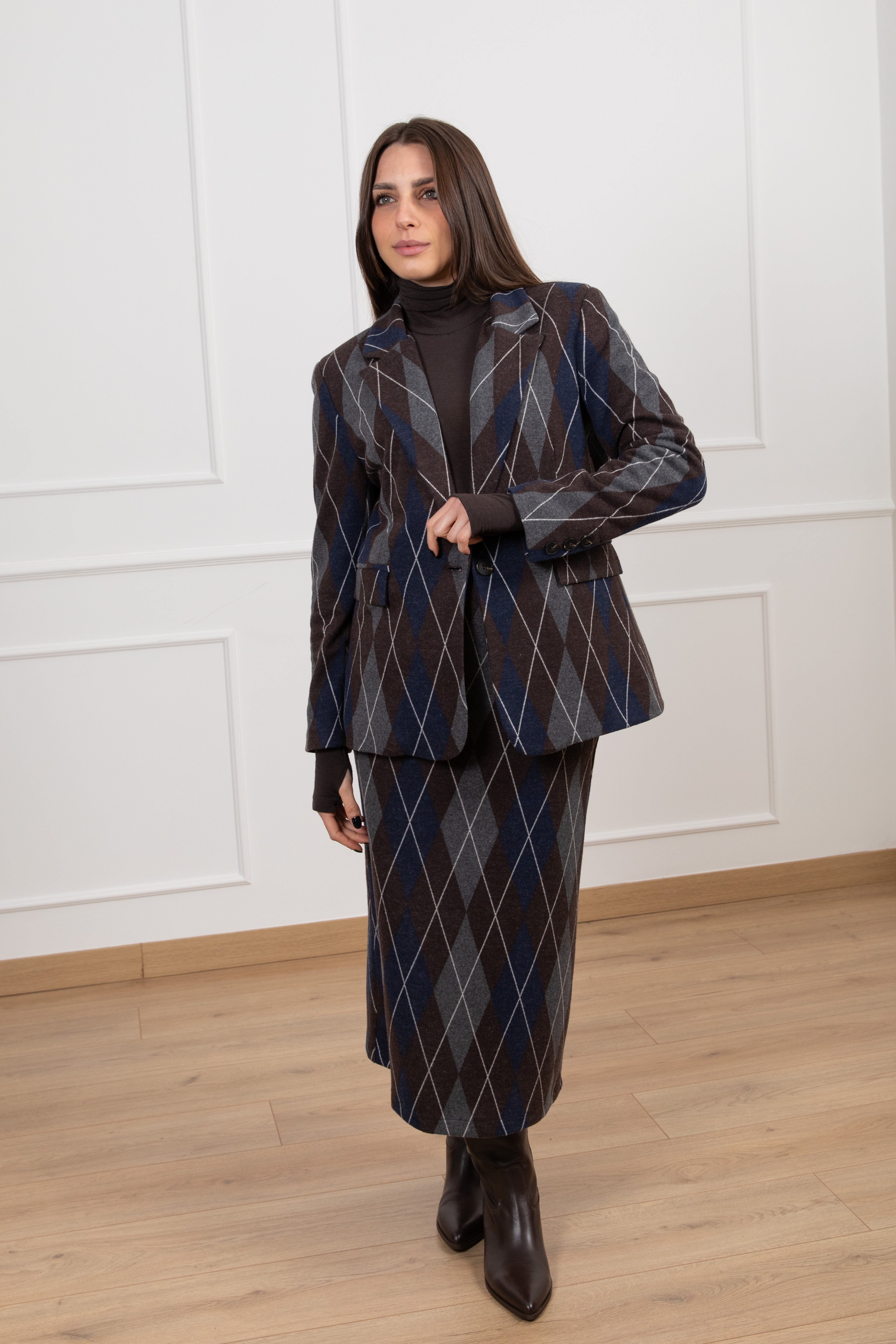 Gonna midi in punto milano a rombi Tensione IN