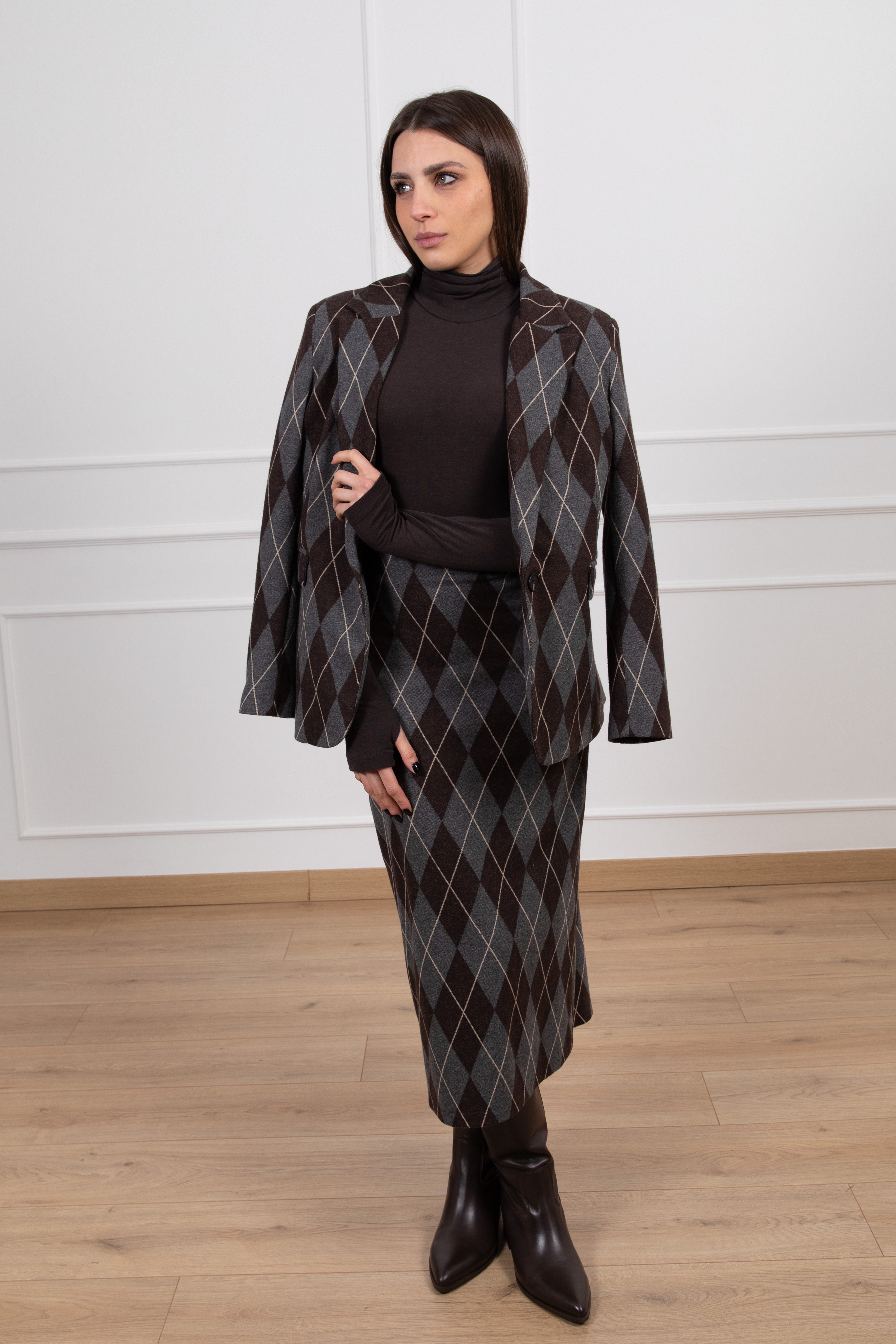 Gonna midi in punto milano a rombi Tensione IN