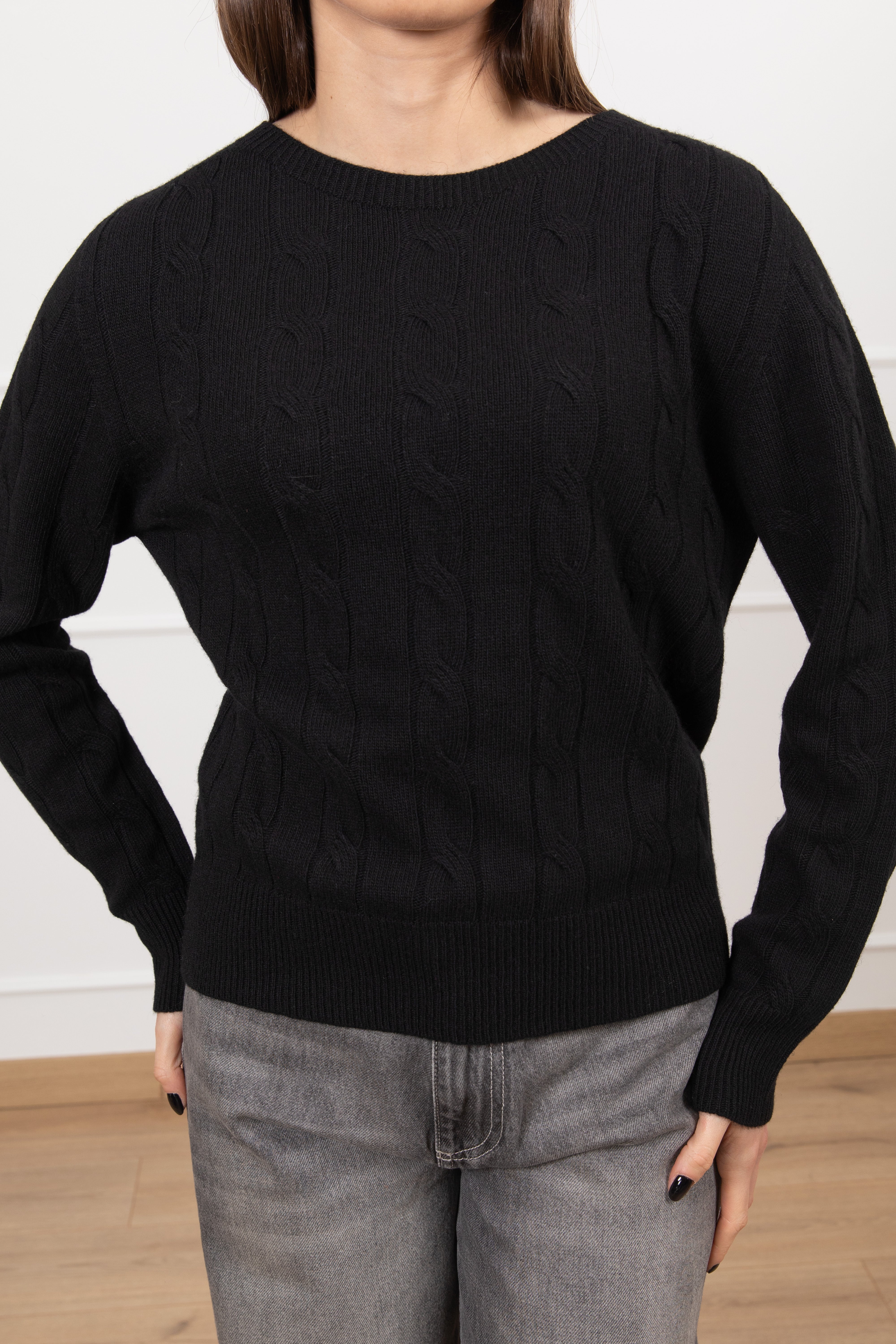 Pull treccia piatta ViCOLO