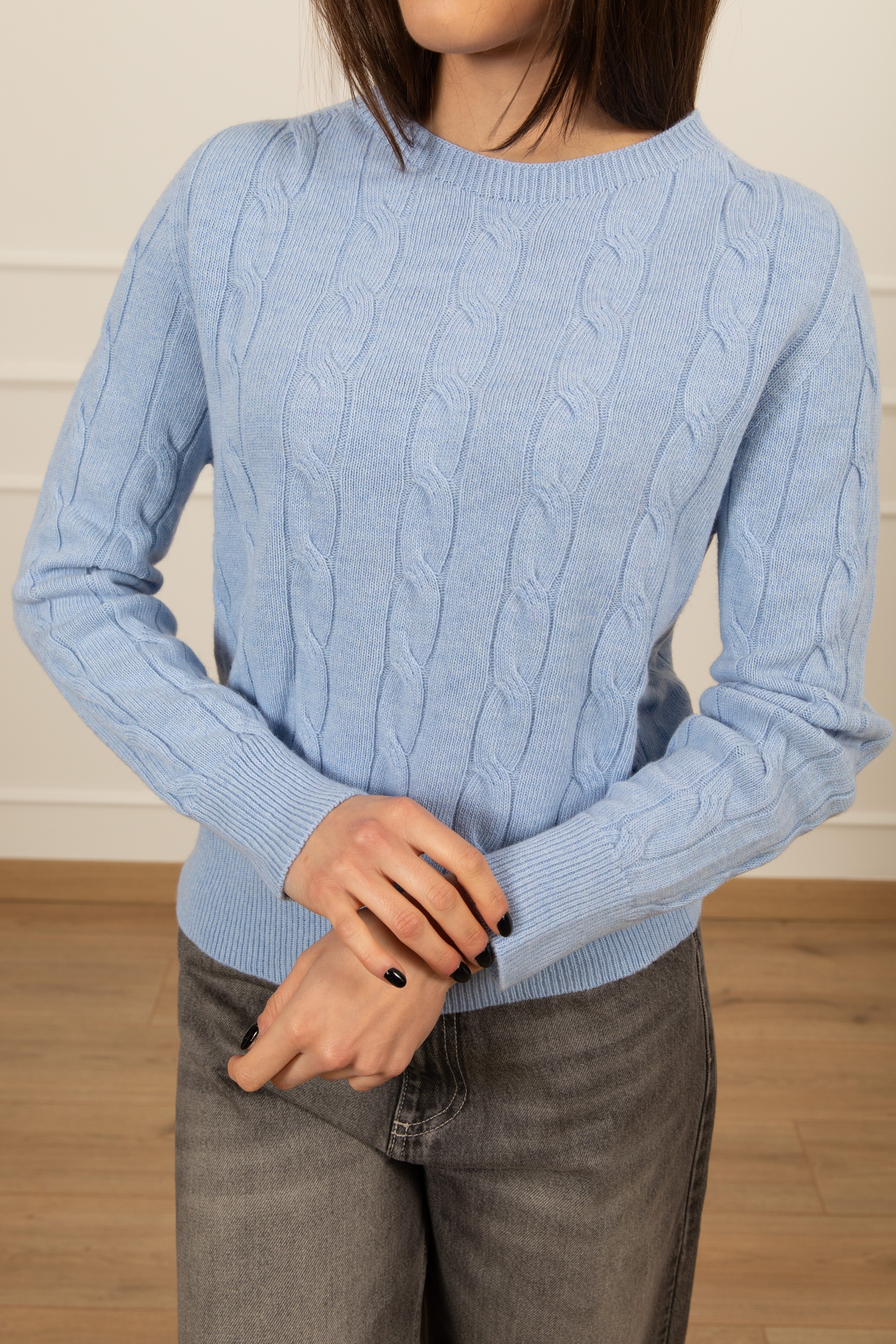 Pull treccia piatta ViCOLO