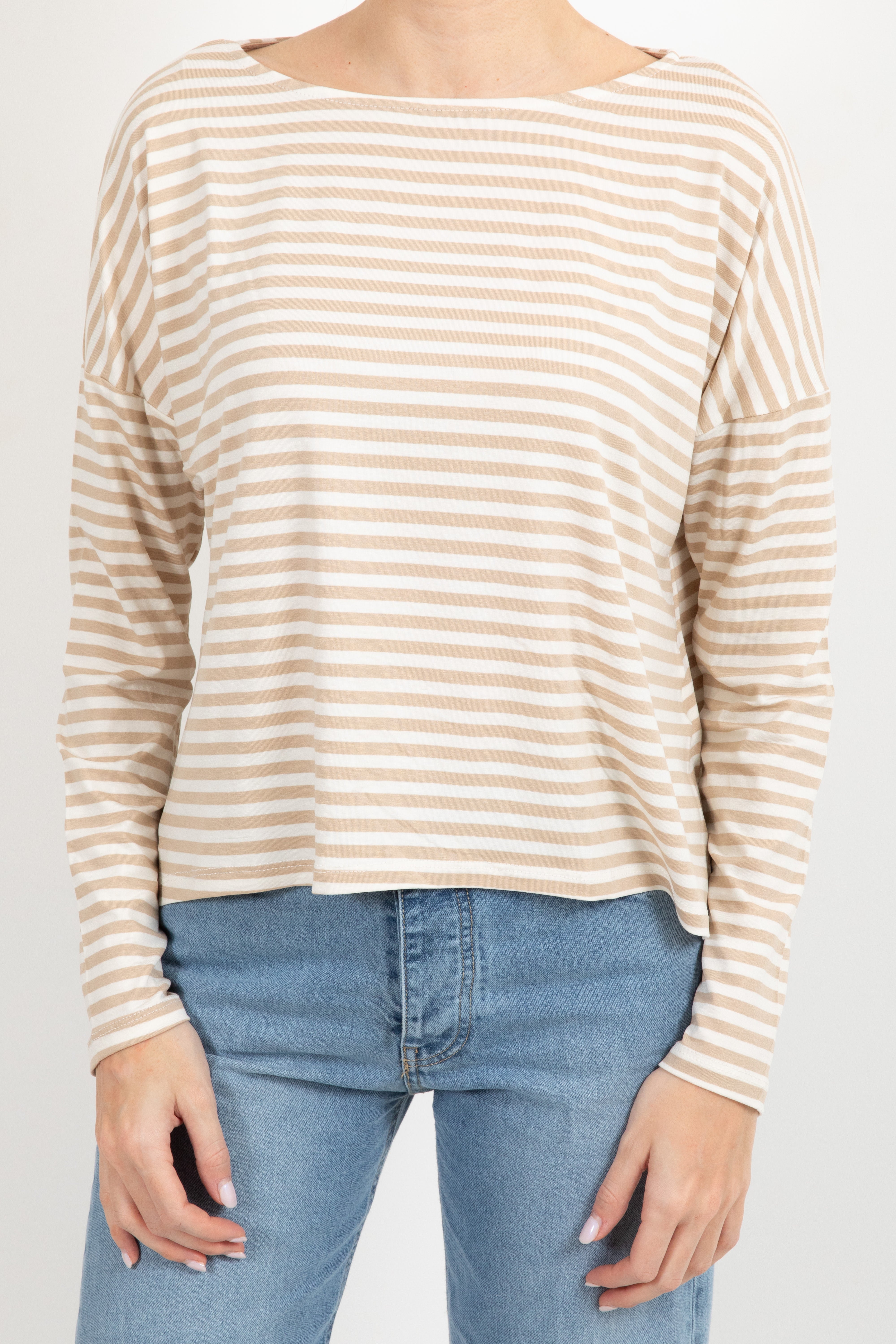 T-shirt a righe con manica lunga Susy Mix