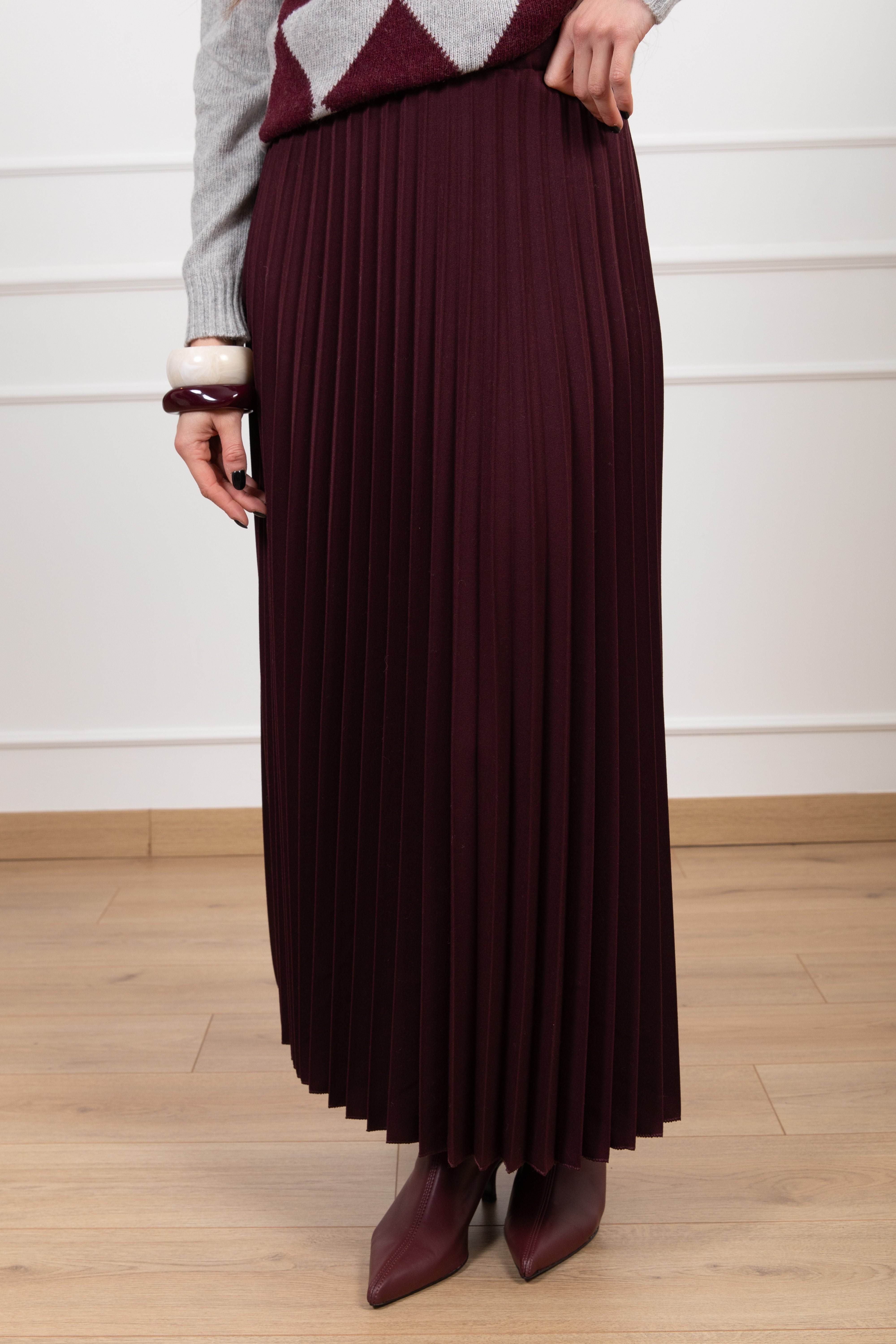 Gonna lunga plissettata Susy Mix