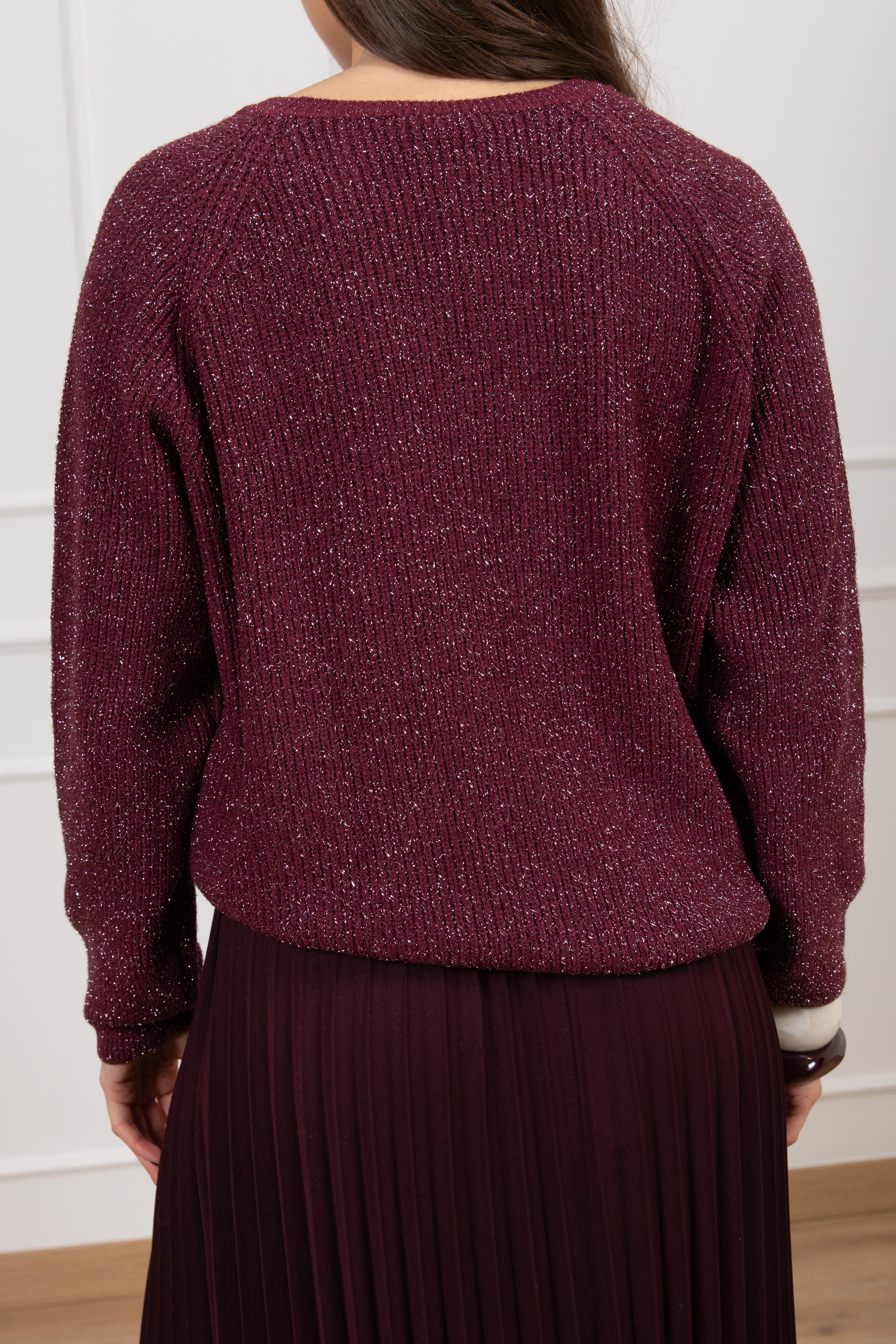 Pull girocollo in lurex Susy Mix