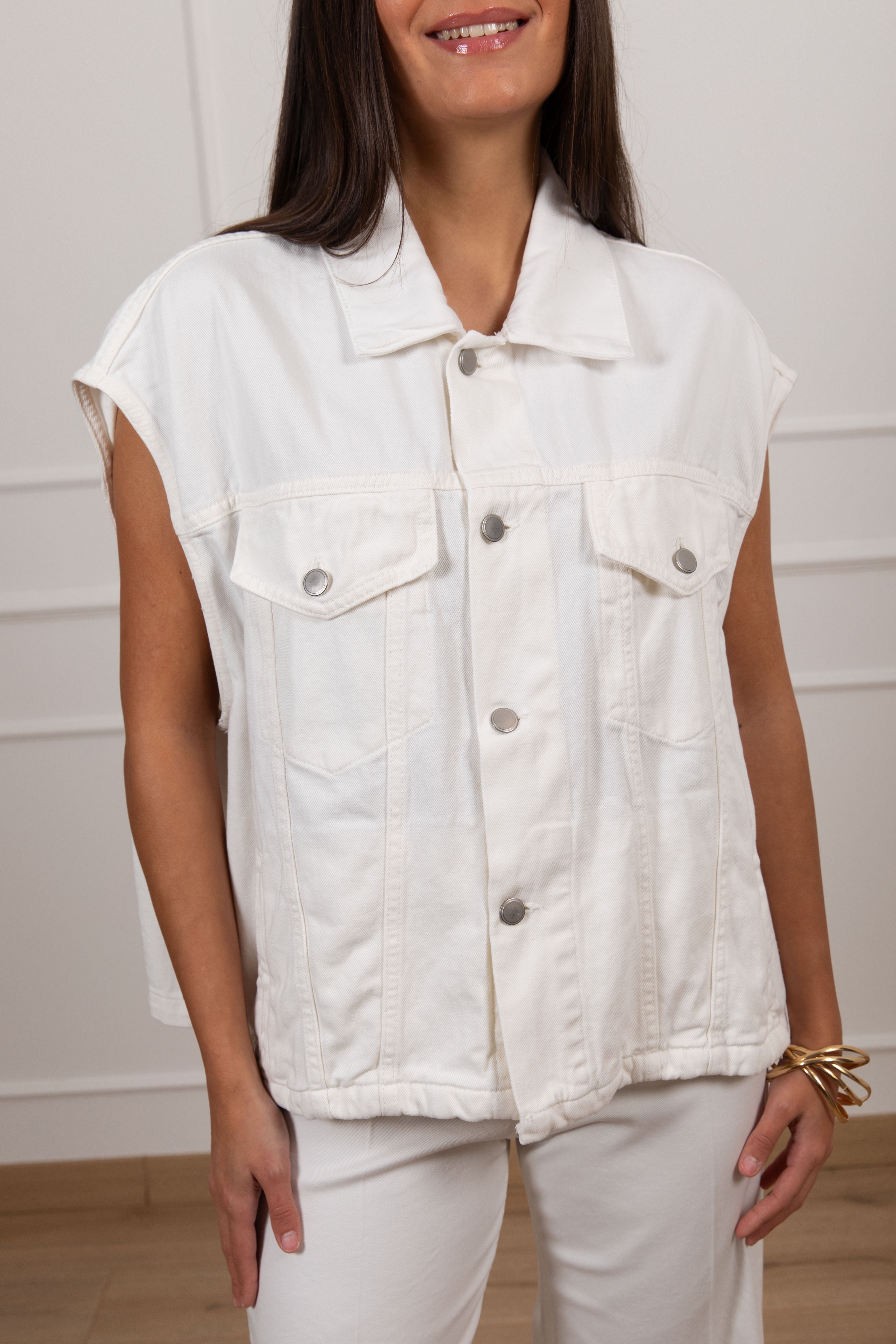 Gilet over-size bull Susy Mix