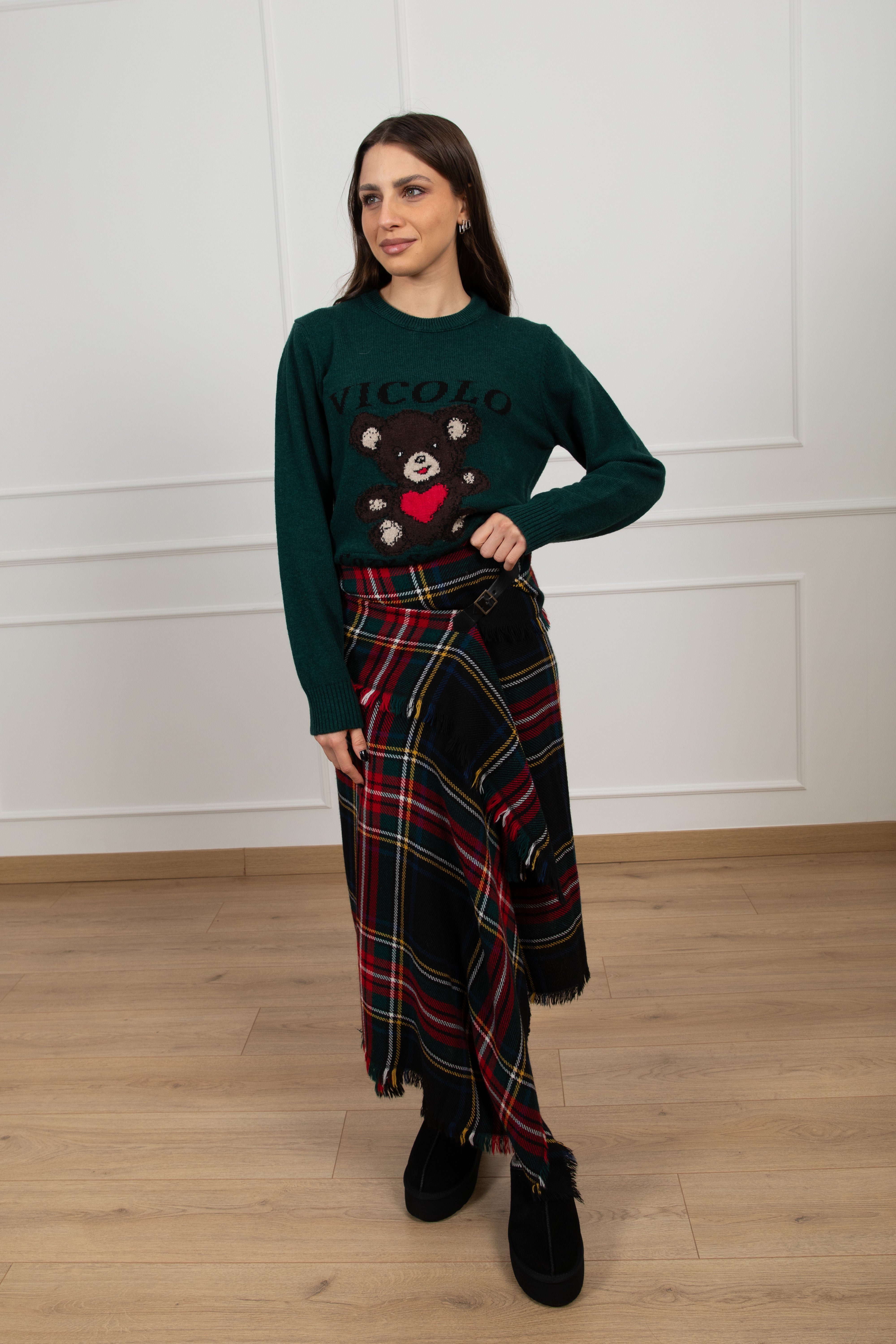 Pull teddy "Cozy season" ViCOLO