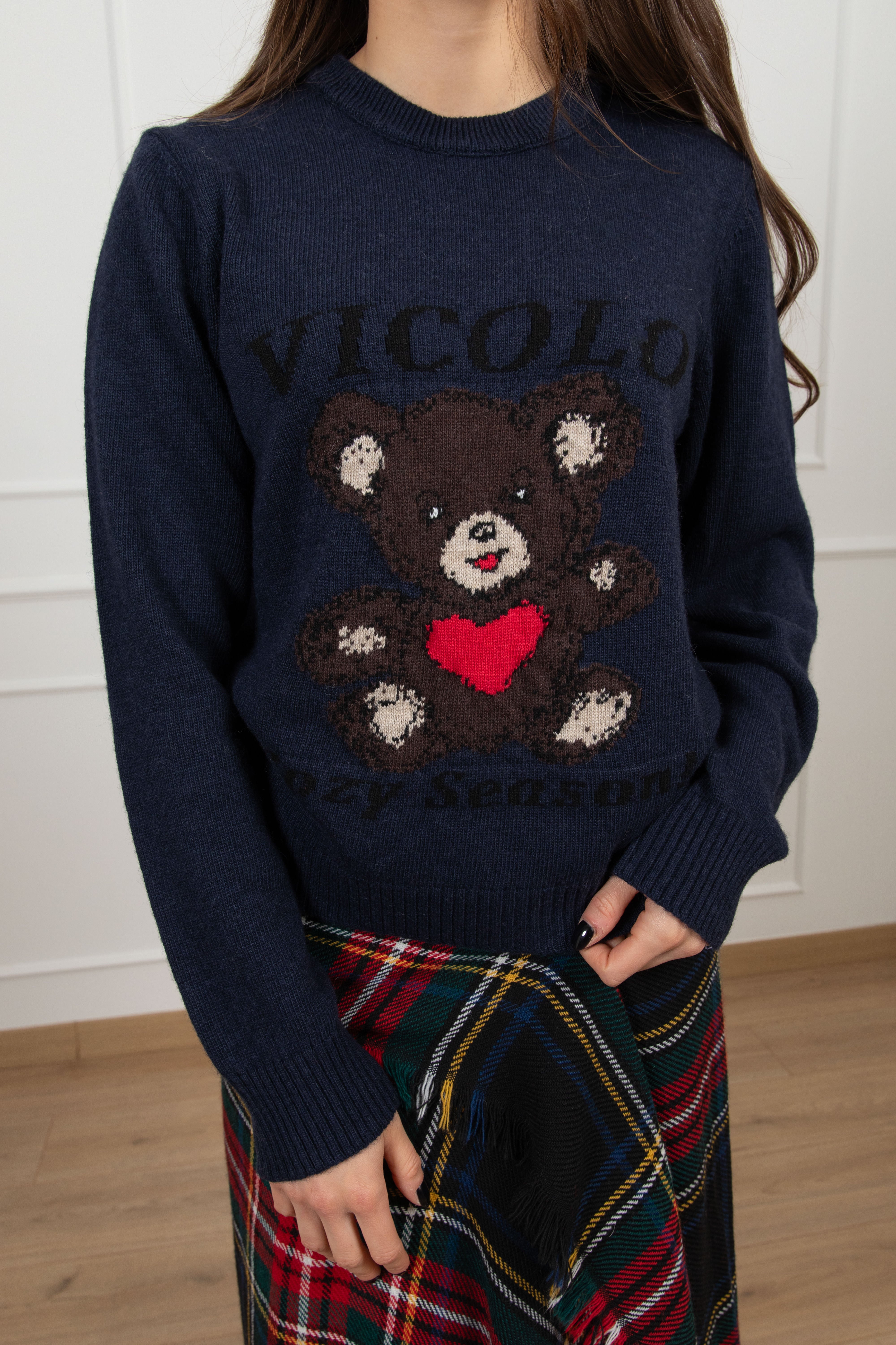 Pull teddy "Cozy season" ViCOLO
