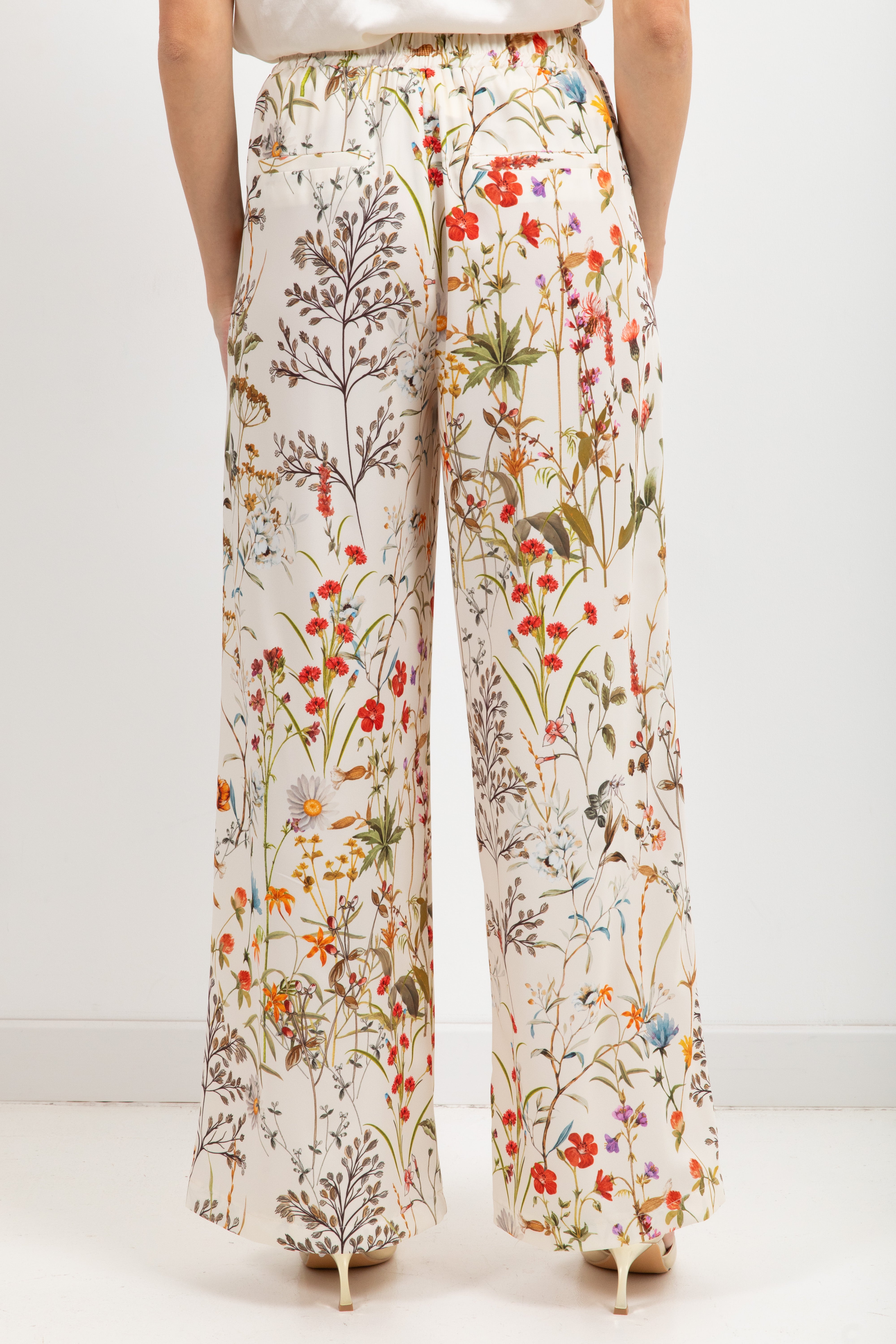 Pantalone con elastico fantasia erbolario ViCOLO