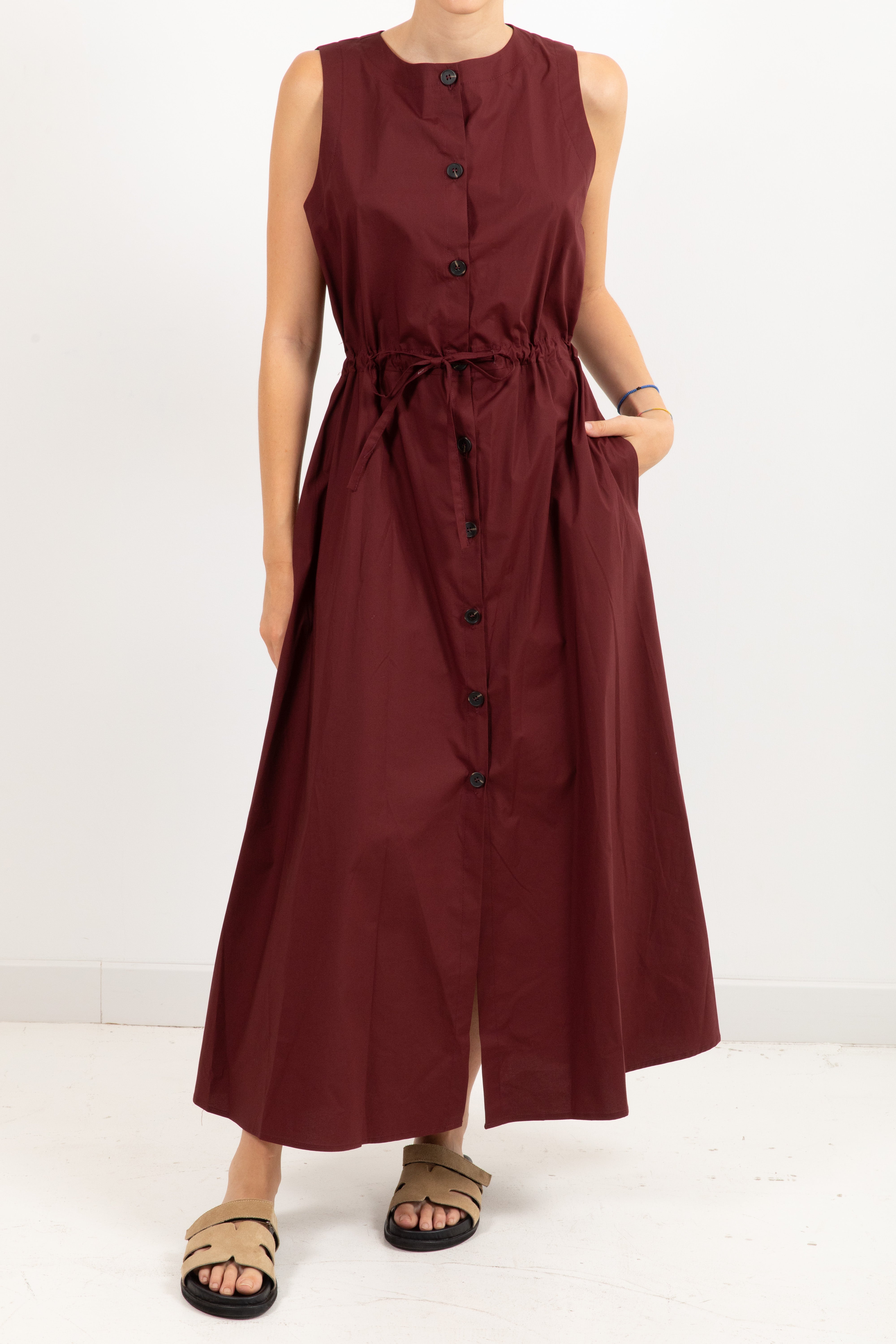 Chemisier in cotone con coulisse Tensione IN
