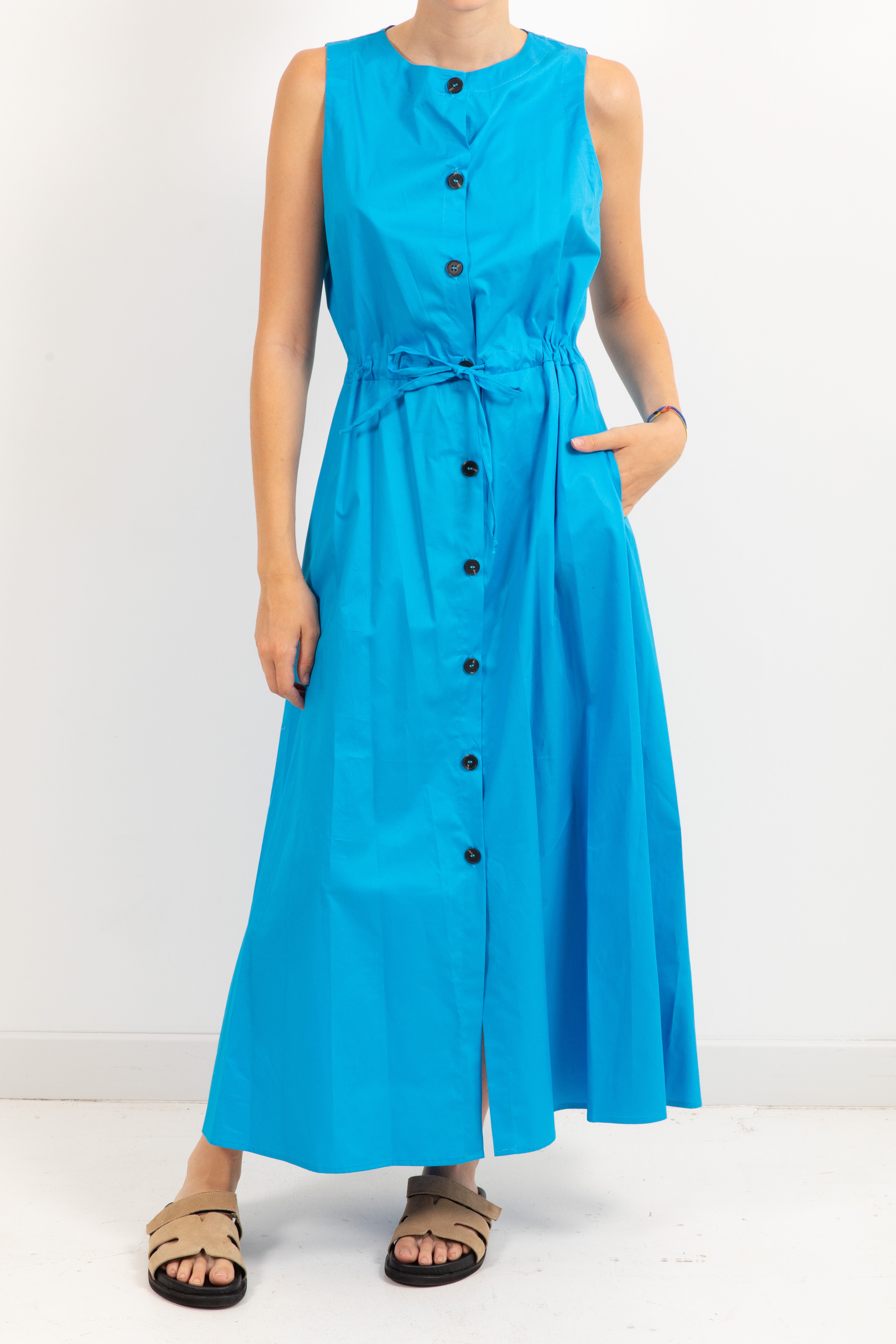Chemisier in cotone con coulisse Tensione IN