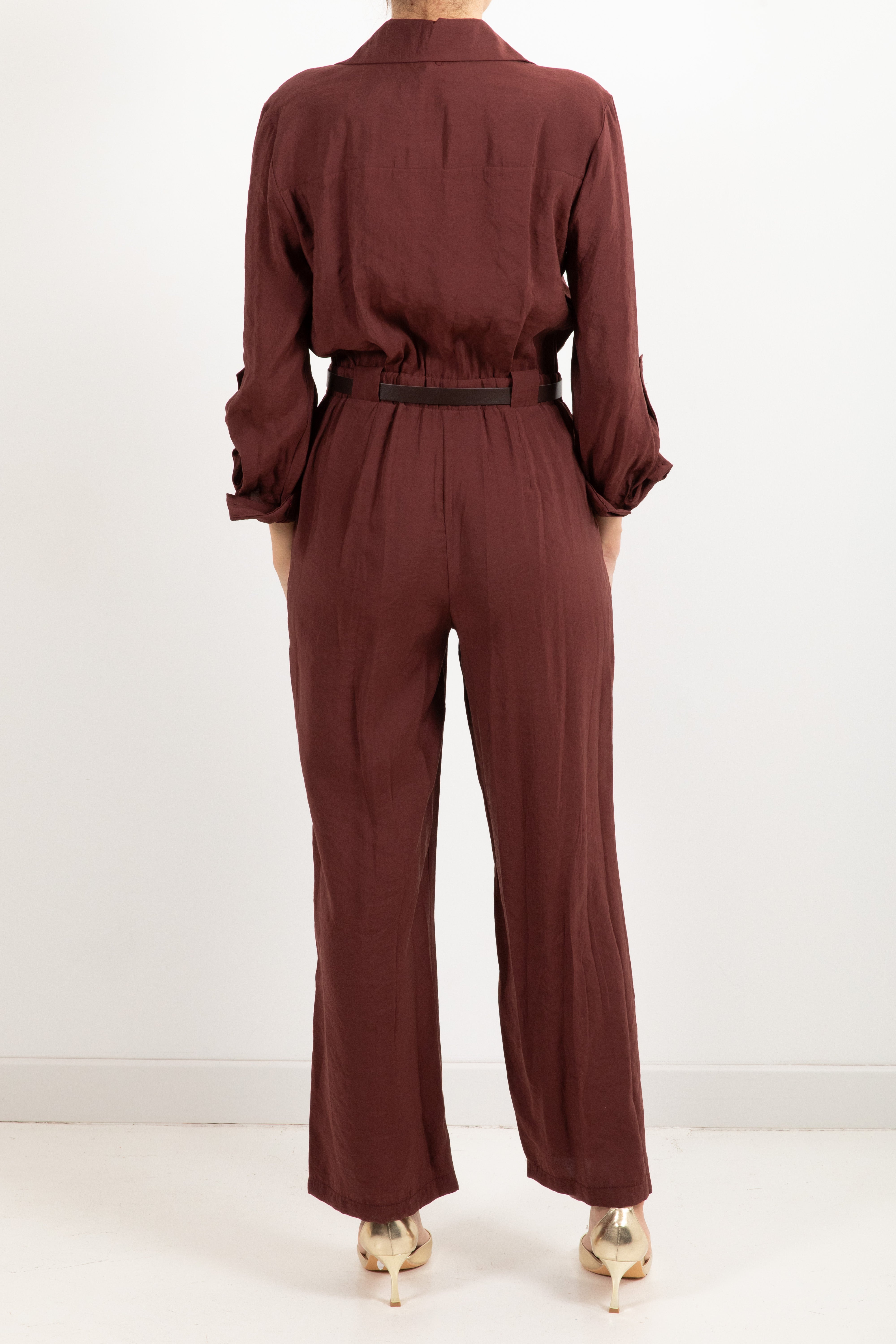 Jumpsuit in modal con cintura Susy Mix