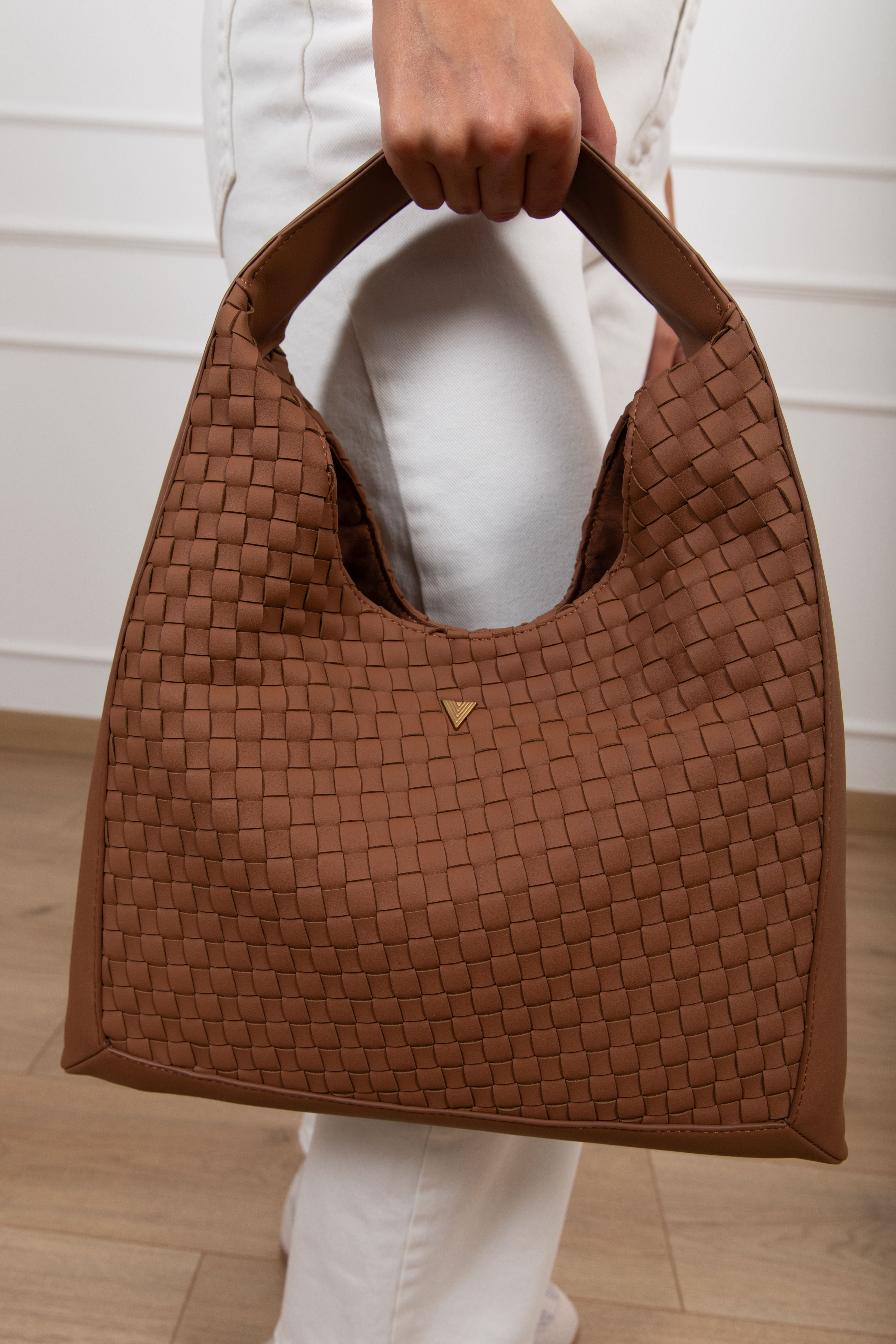 Borsa Kaze in eco-pelle intrecciata ViCOLO