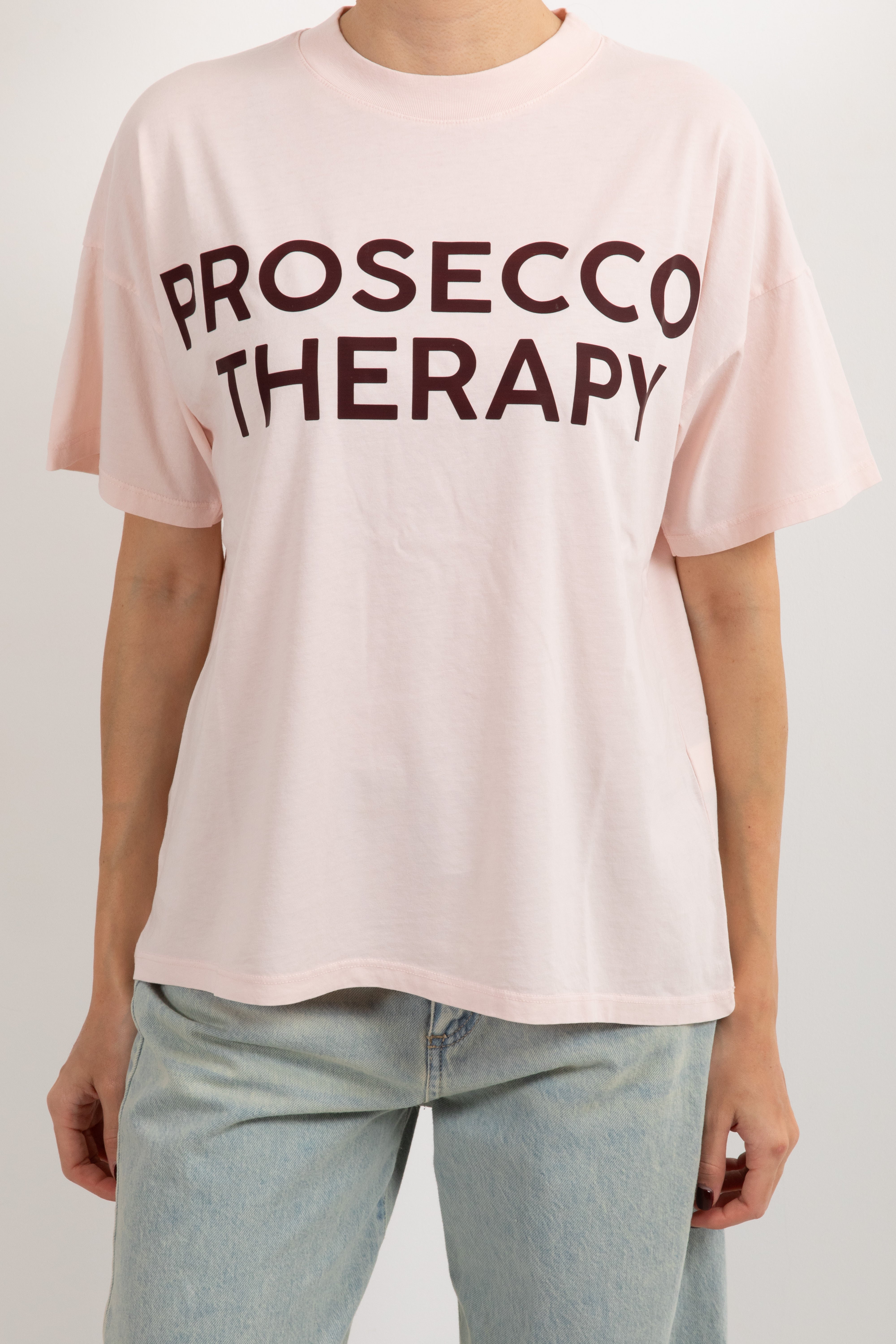 T-shirt over-size "Prosecco therapy" ViCOLO