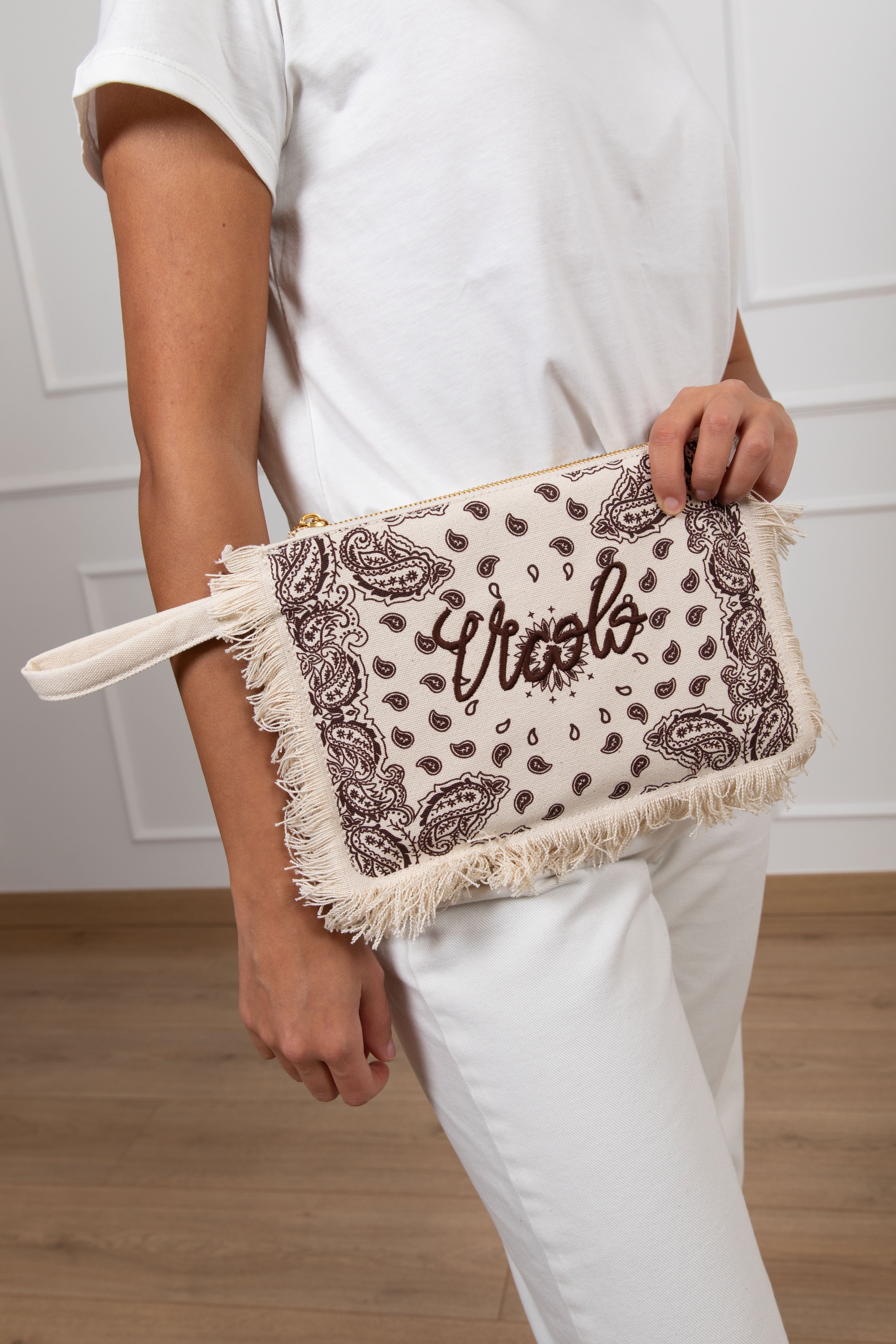 Pochette fantasia bandana con frange ViCOLO