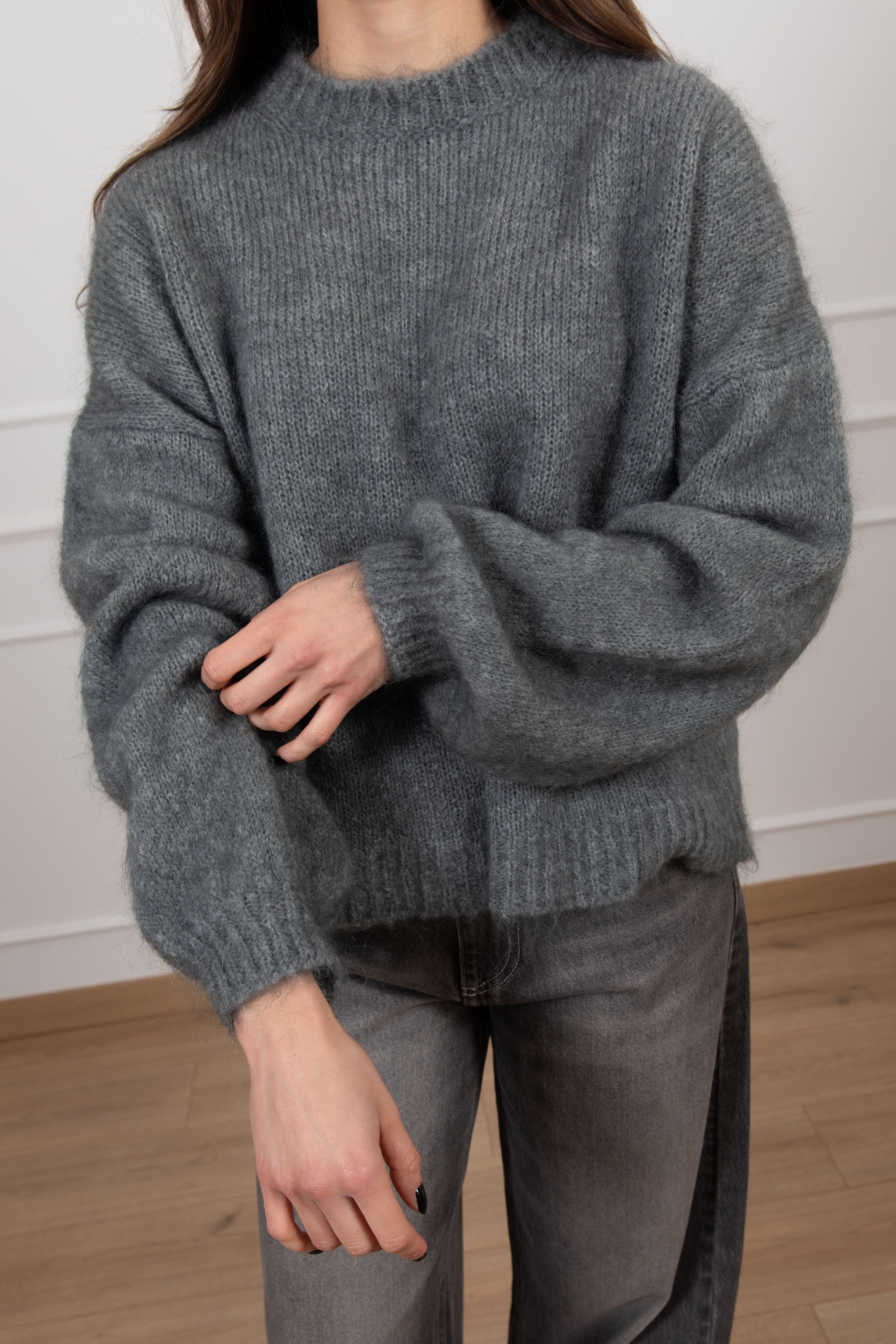 Pull girocollo in mohair Tensione IN