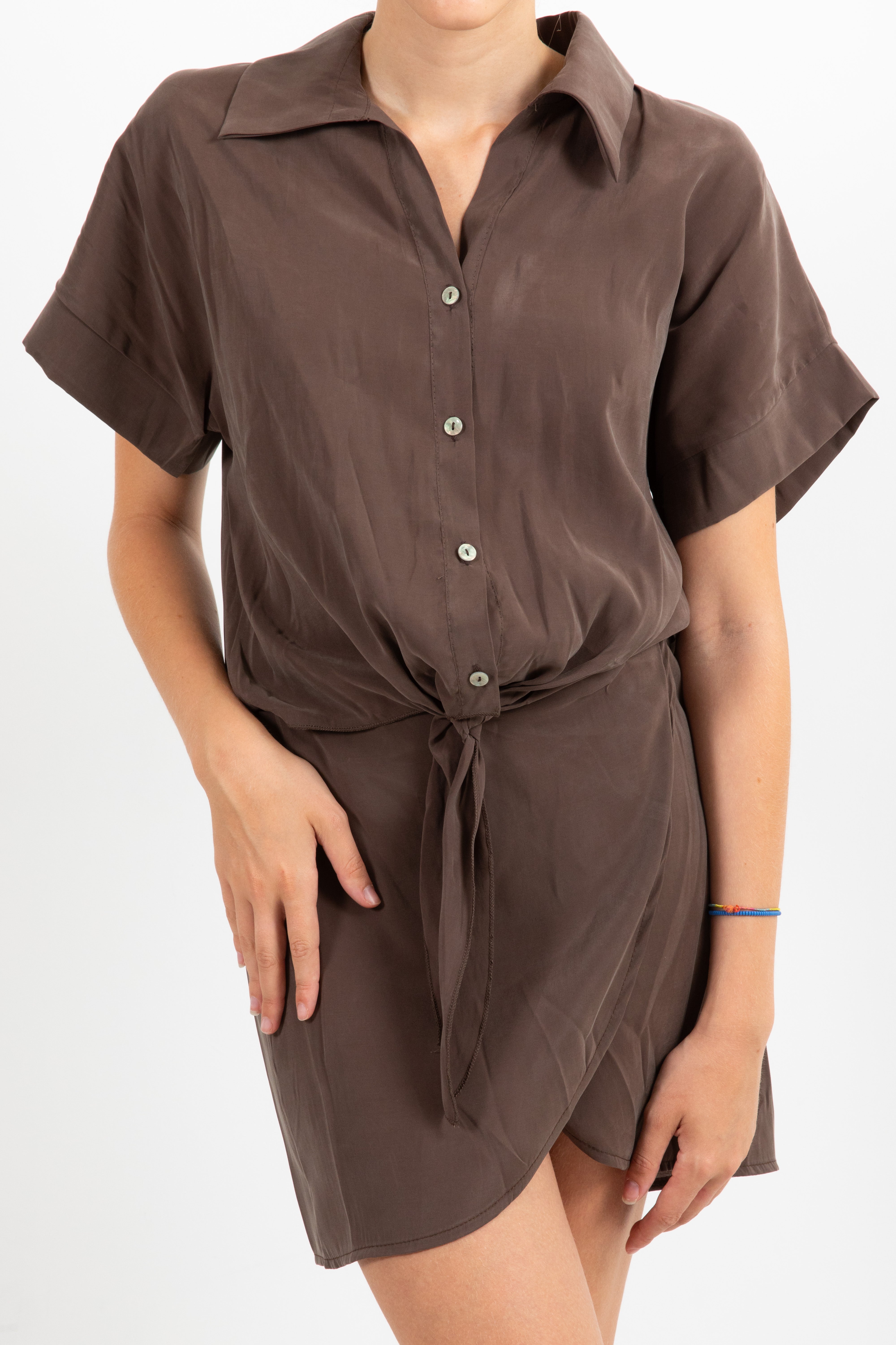 Camicia in modal con nodo Susy Mix